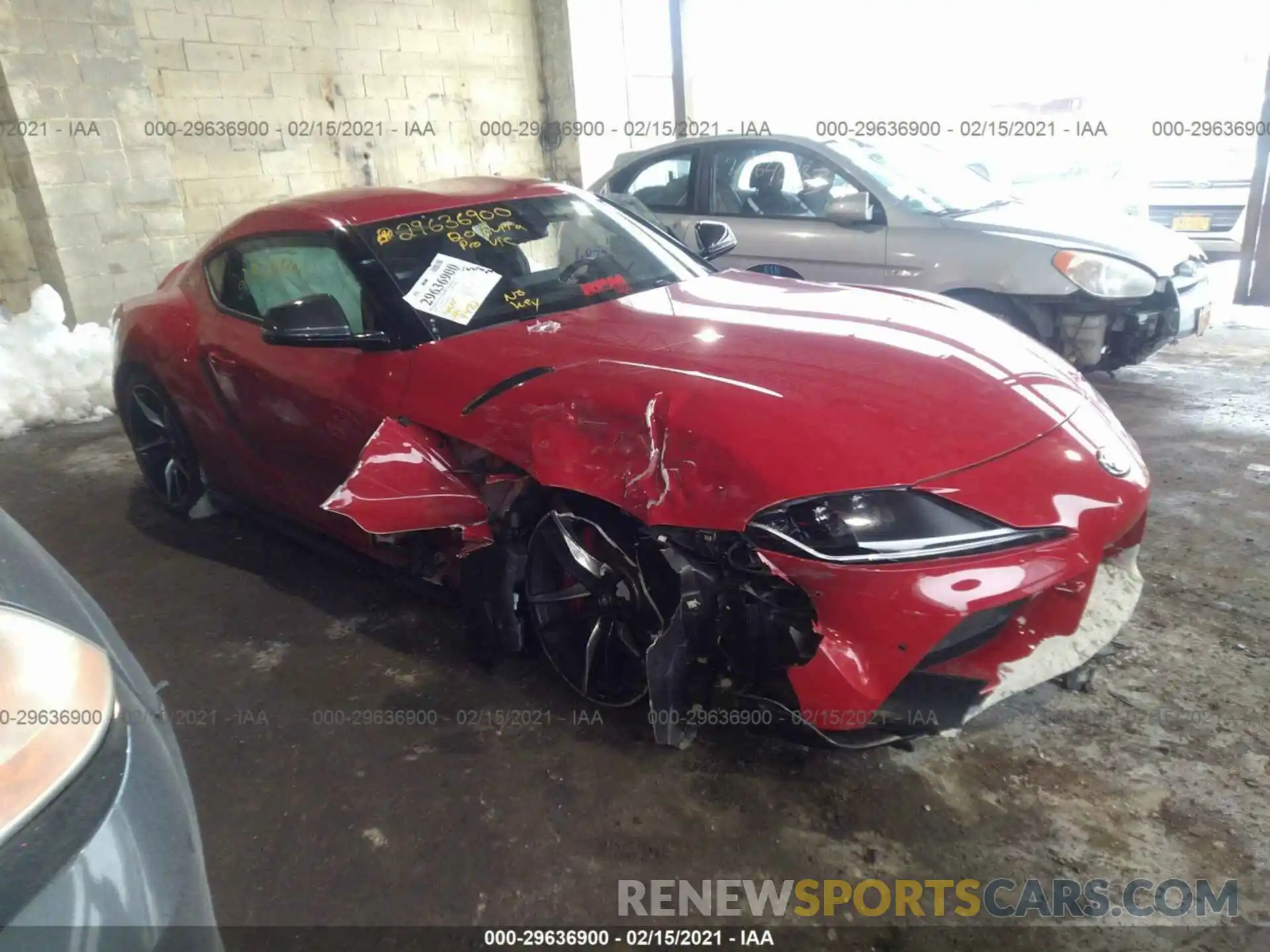 1 Photograph of a damaged car WZ1DB4C03LW022849 TOYOTA GR SUPRA 2020