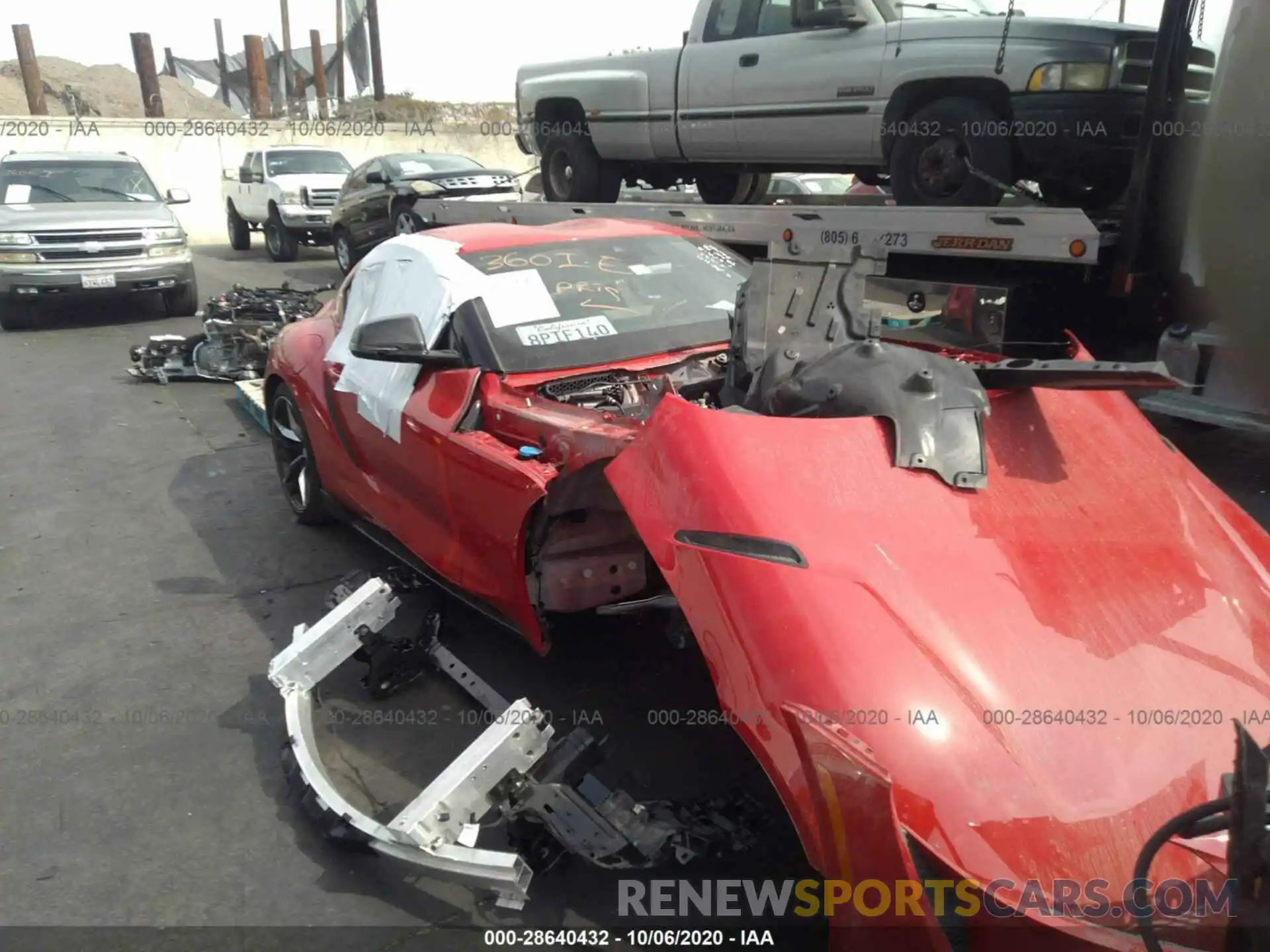 1 Photograph of a damaged car WZ1DB4C03LW024553 TOYOTA GR SUPRA 2020