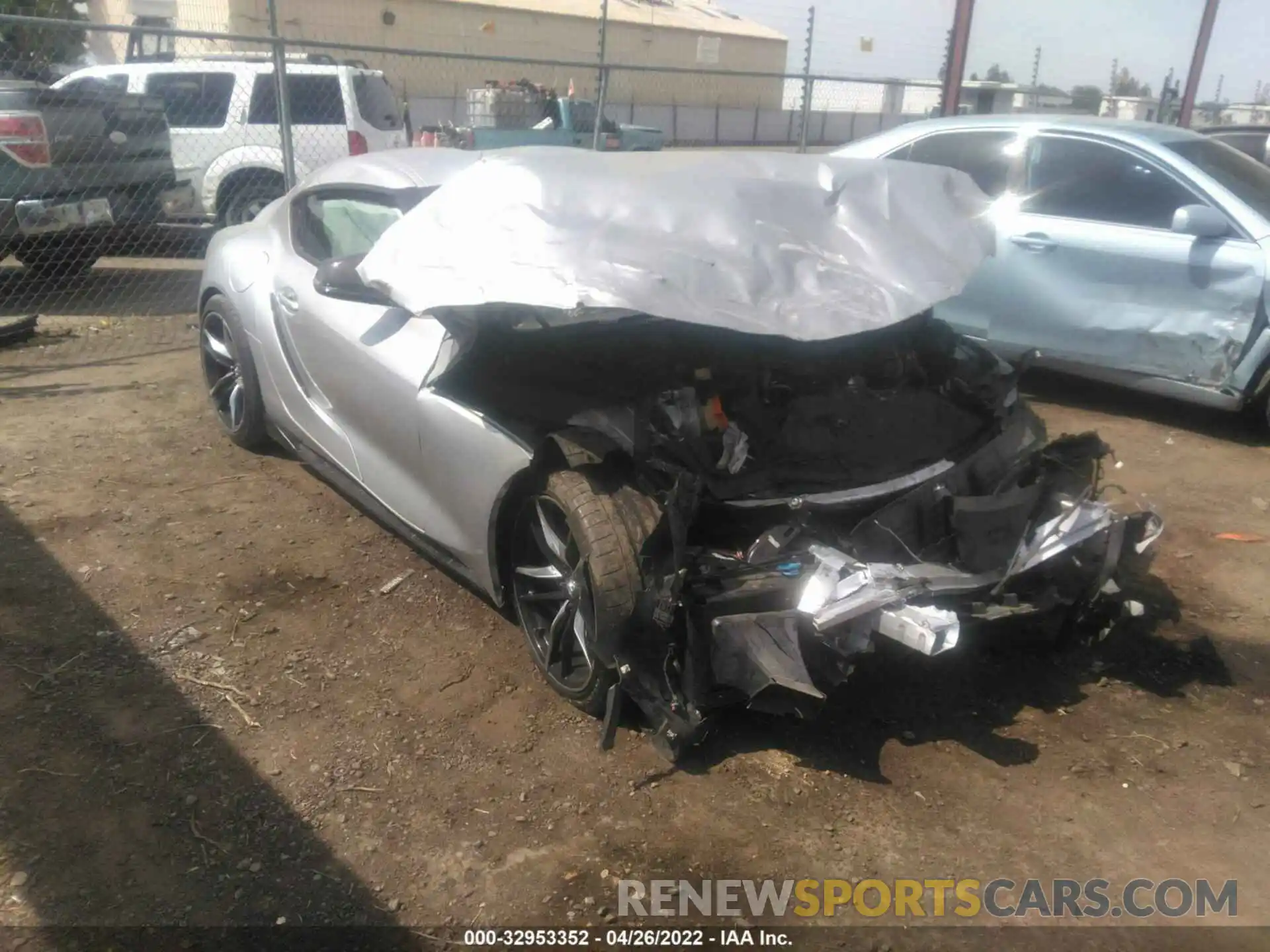 1 Photograph of a damaged car WZ1DB4C04LW025145 TOYOTA GR SUPRA 2020