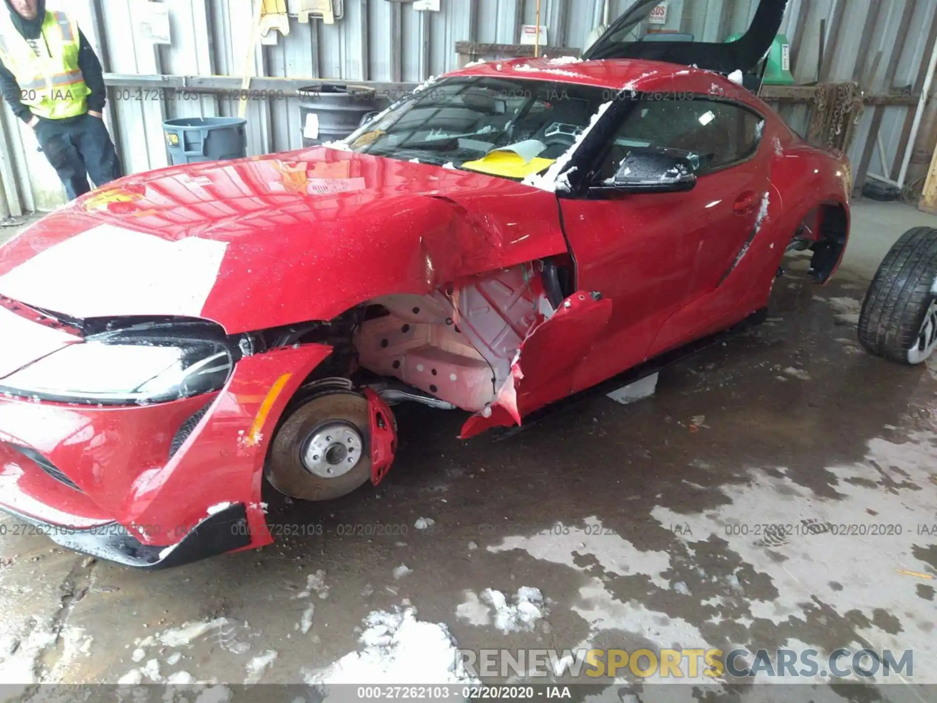 2 Photograph of a damaged car WZ1DB4C04LW030278 TOYOTA GR SUPRA 2020
