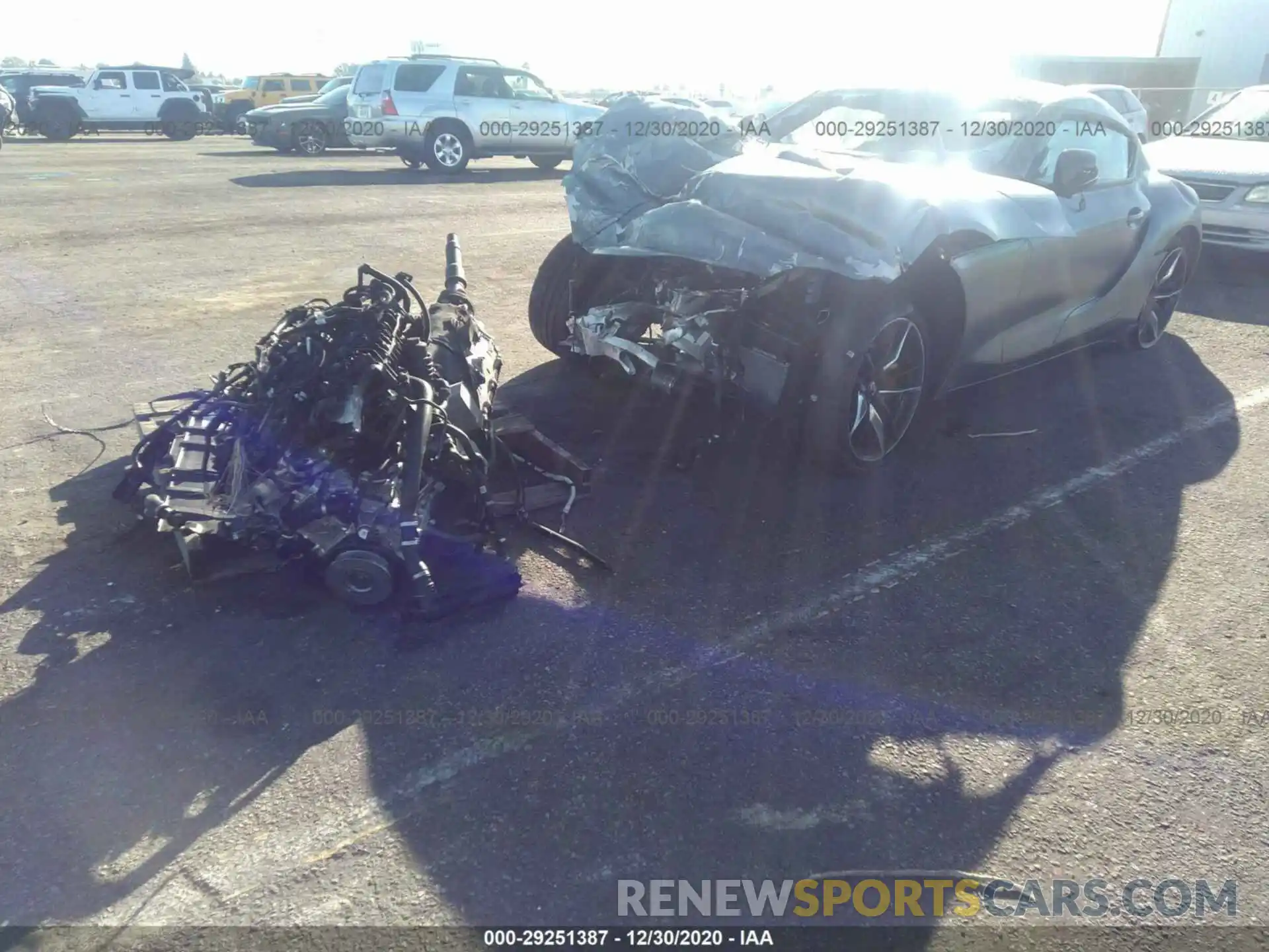 2 Photograph of a damaged car WZ1DB4C04LW032693 TOYOTA GR SUPRA 2020