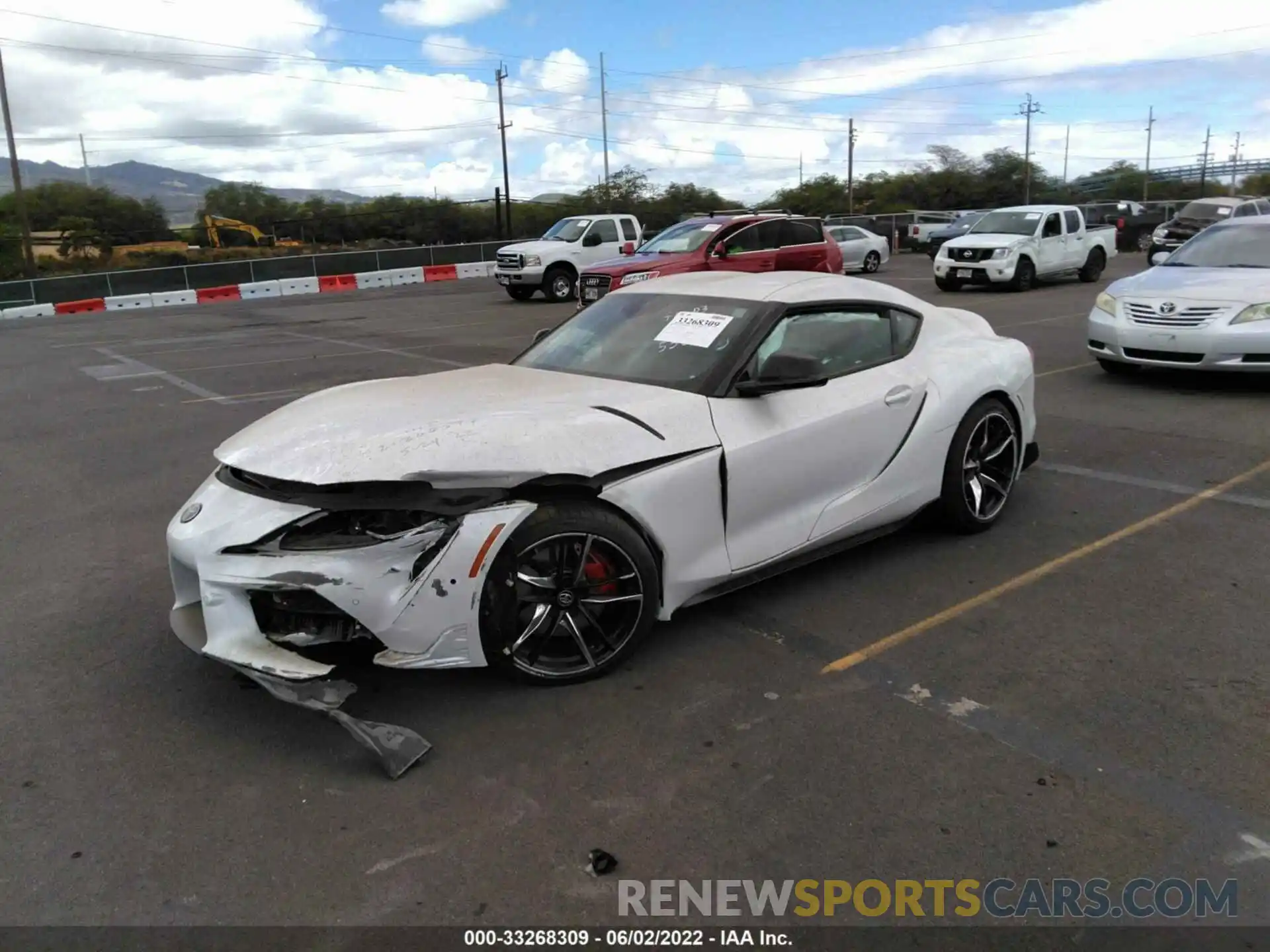 2 Photograph of a damaged car WZ1DB4C04LW033357 TOYOTA GR SUPRA 2020