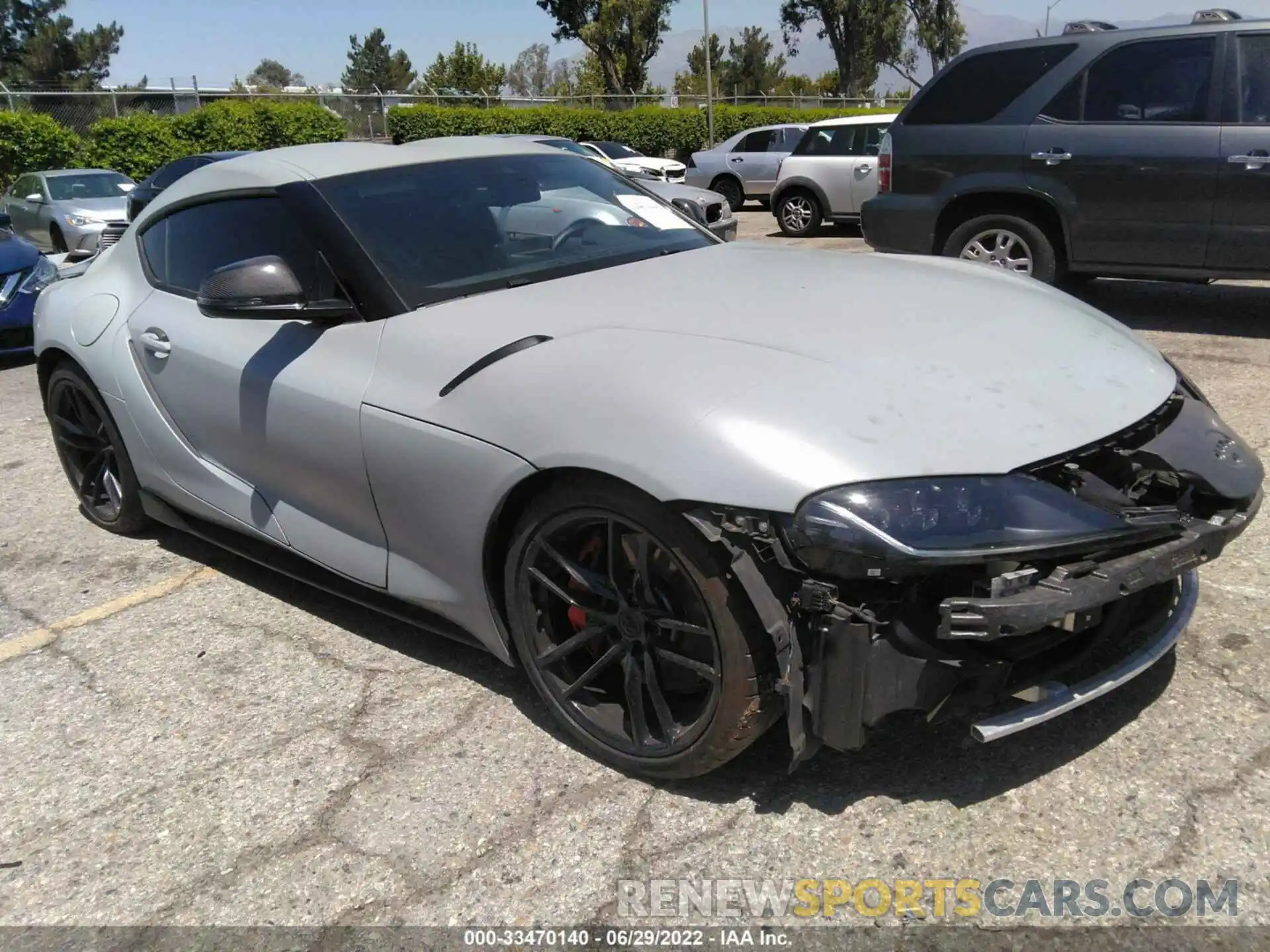 1 Photograph of a damaged car WZ1DB4C04LW033956 TOYOTA GR SUPRA 2020