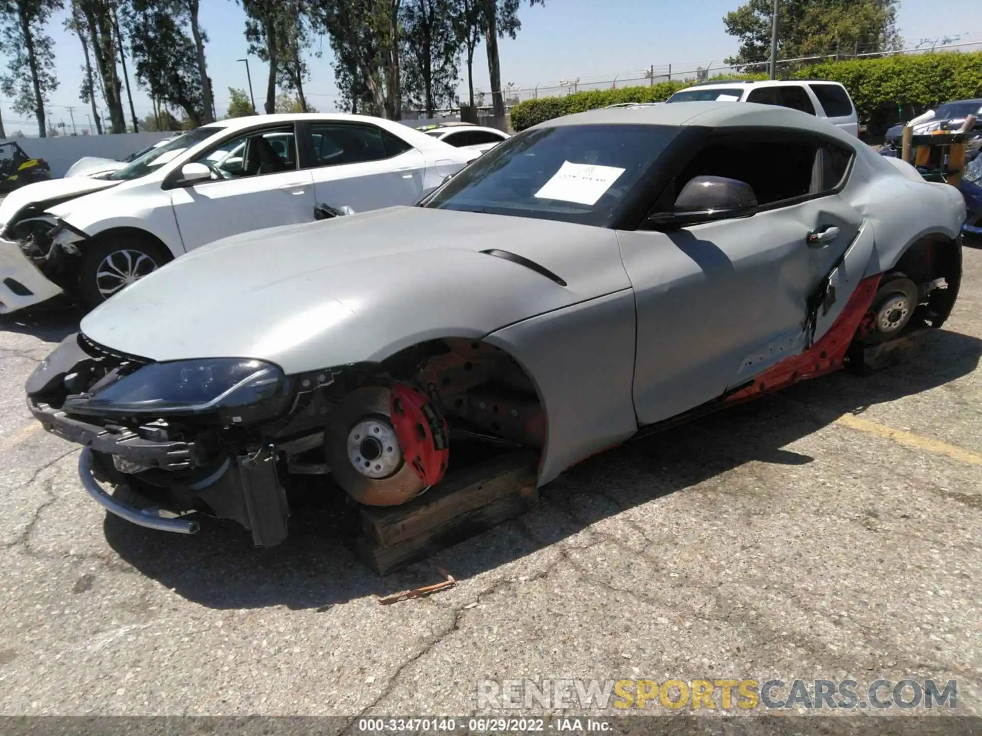 2 Photograph of a damaged car WZ1DB4C04LW033956 TOYOTA GR SUPRA 2020