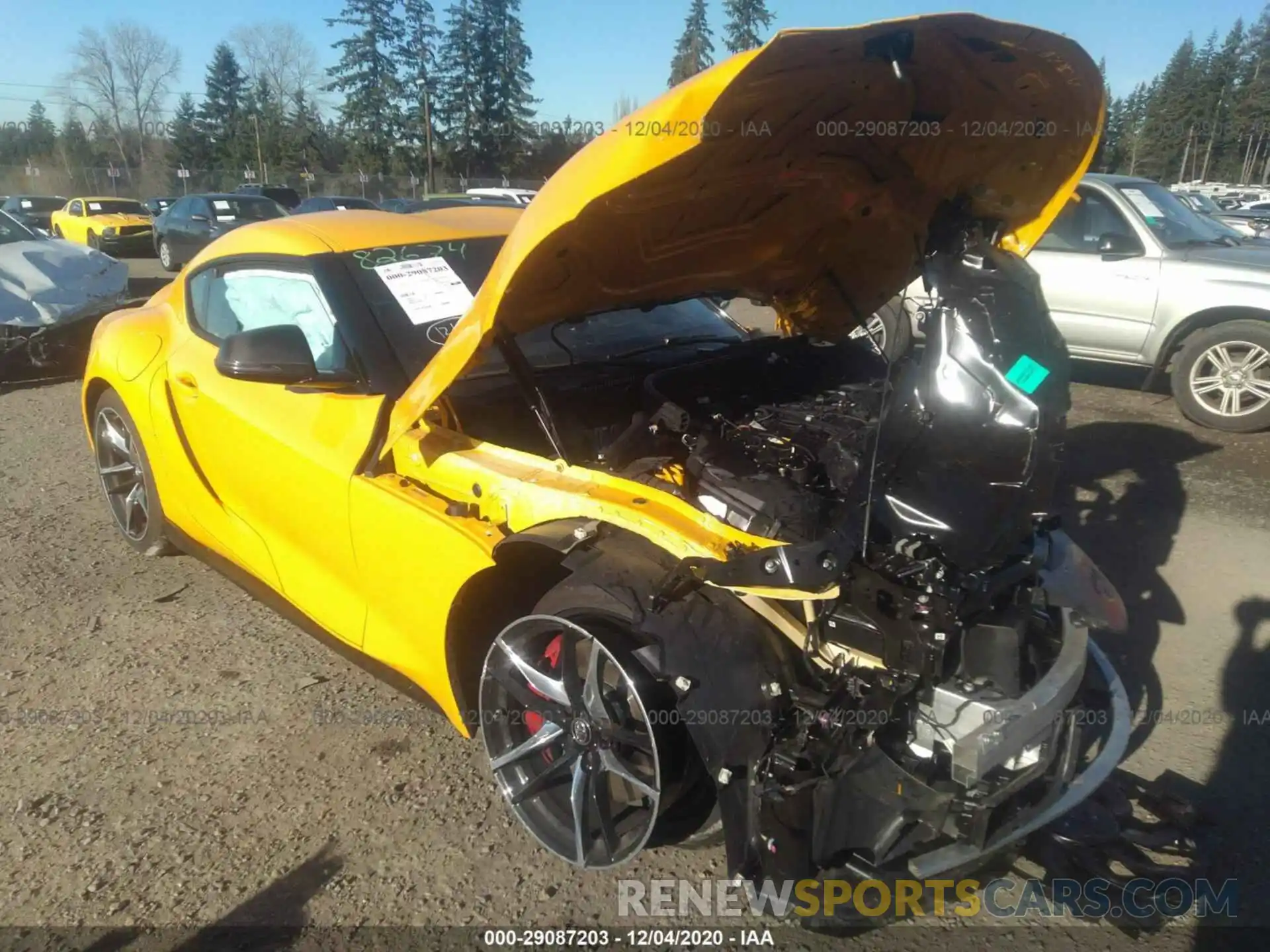 1 Photograph of a damaged car WZ1DB4C05LW025106 TOYOTA GR SUPRA 2020