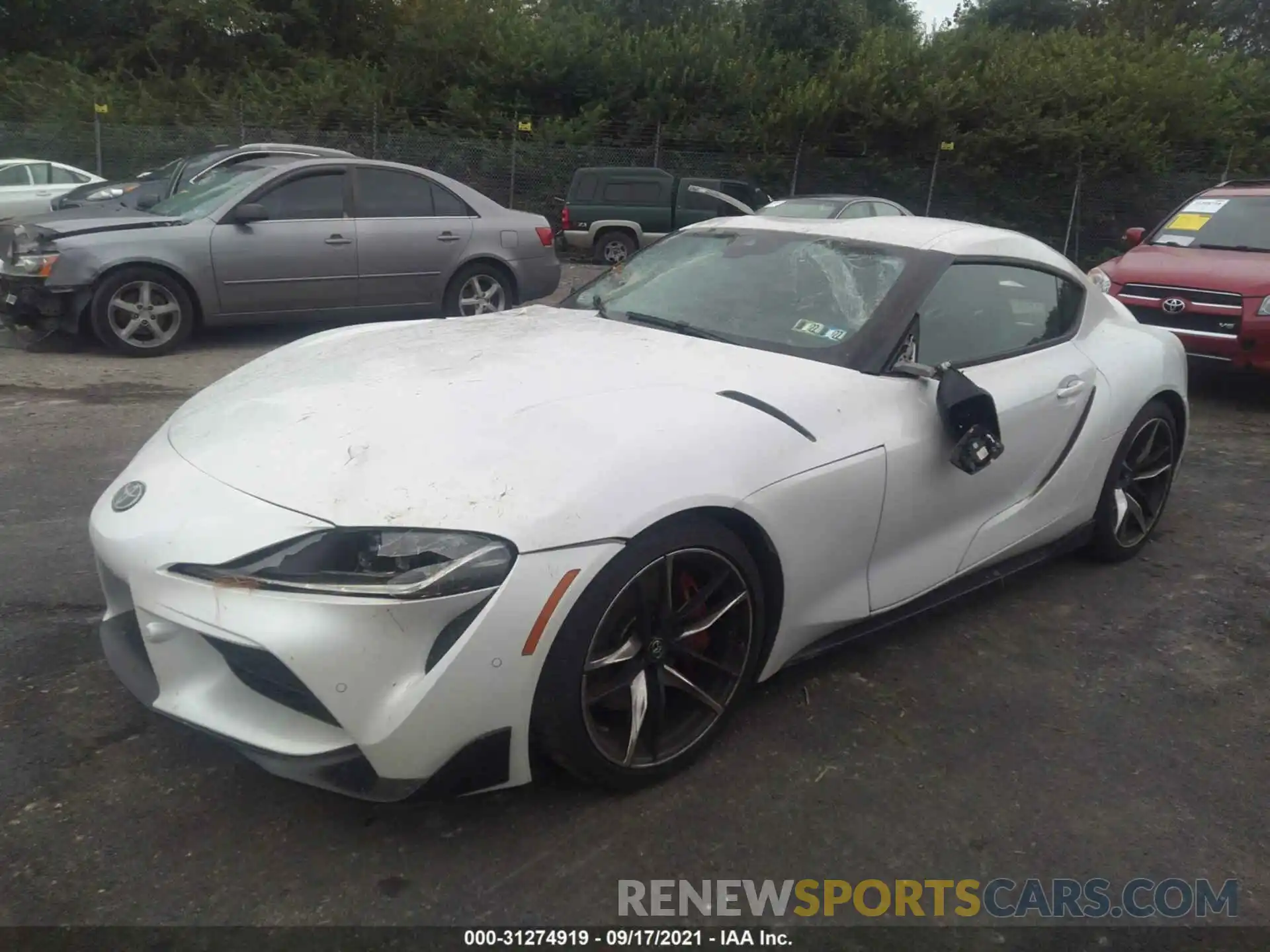 2 Photograph of a damaged car WZ1DB4C08LW031465 TOYOTA GR SUPRA 2020