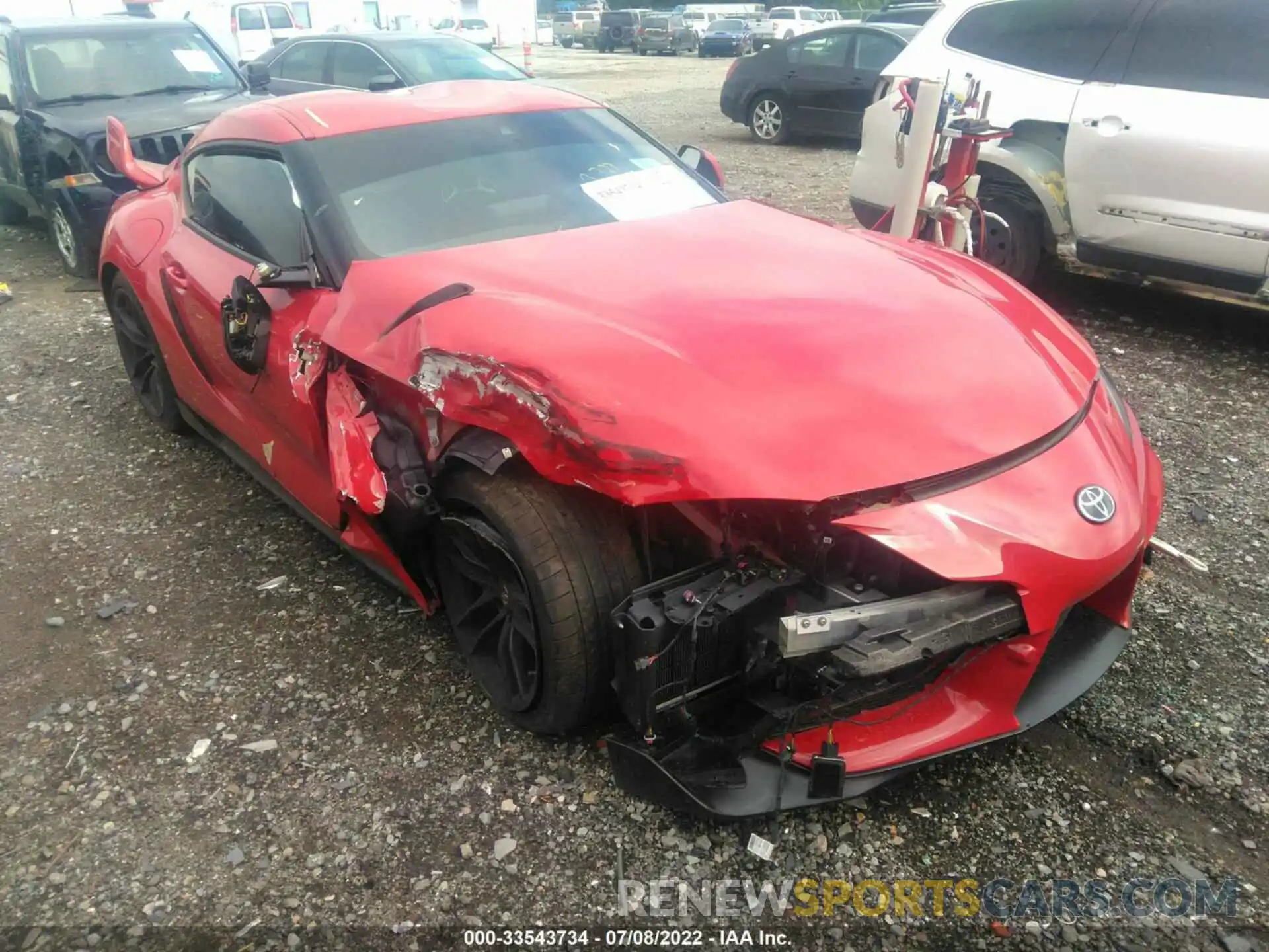 1 Photograph of a damaged car WZ1DB4C09LW022533 TOYOTA GR SUPRA 2020