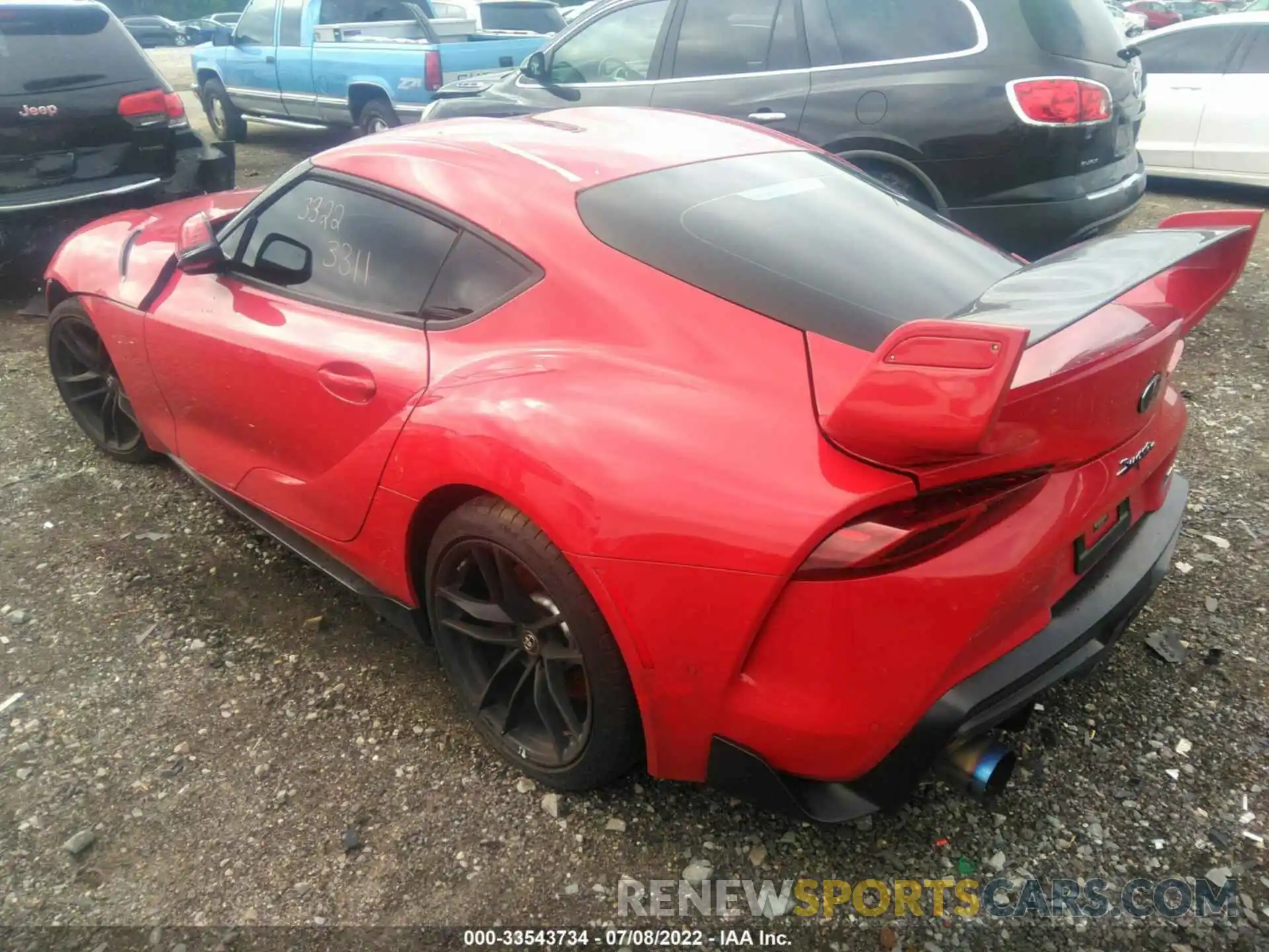 3 Photograph of a damaged car WZ1DB4C09LW022533 TOYOTA GR SUPRA 2020