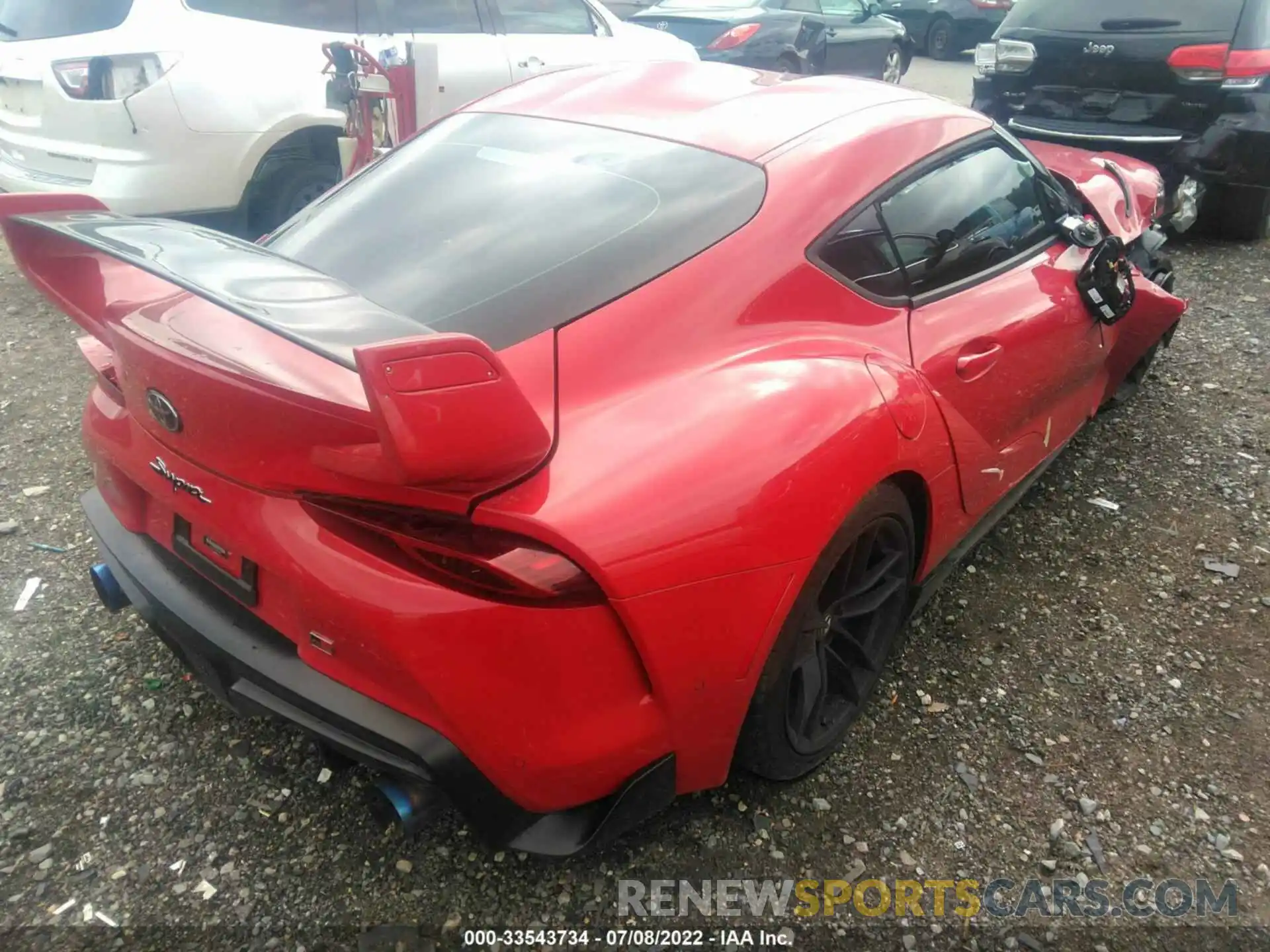 4 Photograph of a damaged car WZ1DB4C09LW022533 TOYOTA GR SUPRA 2020