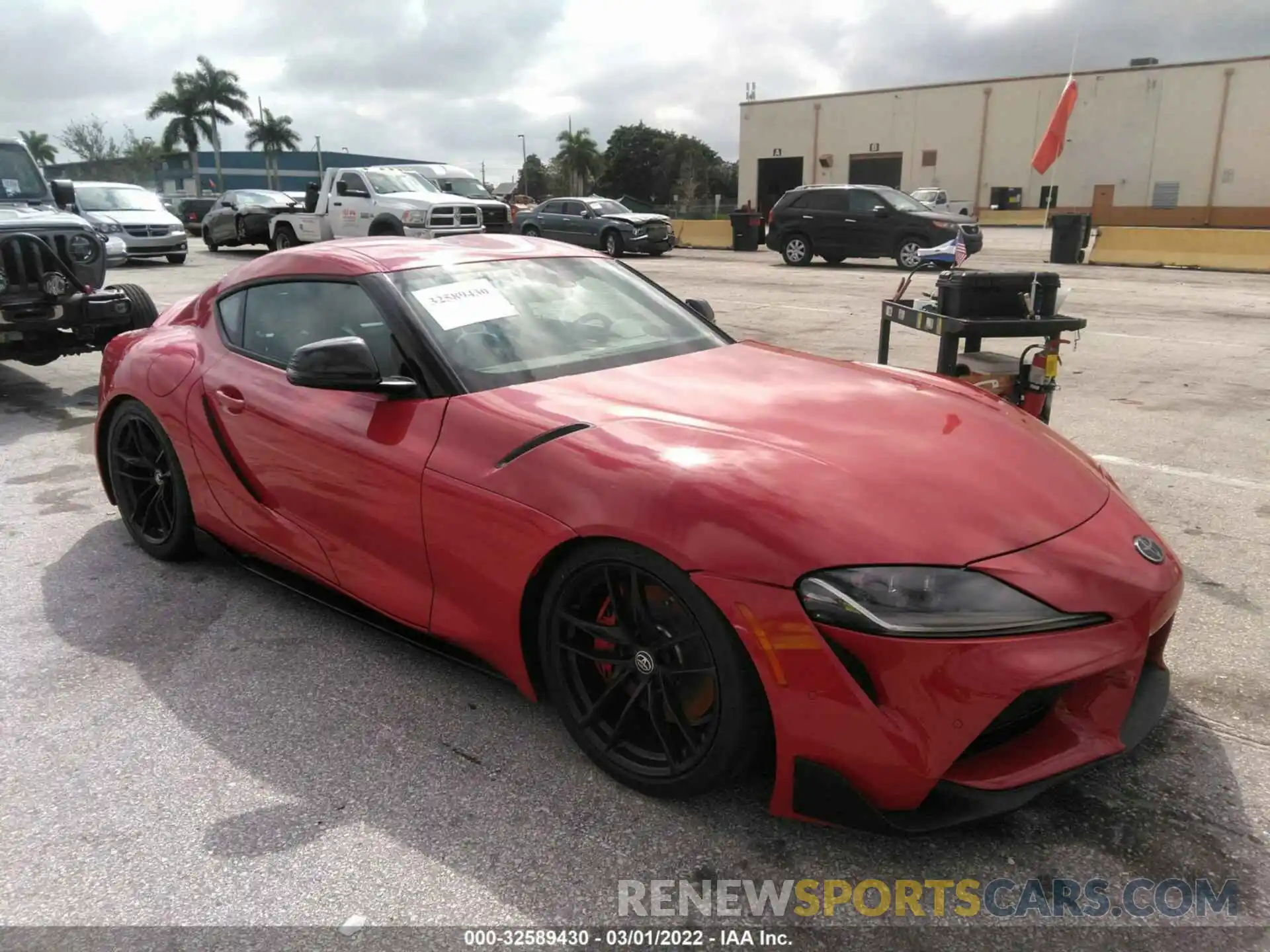 1 Photograph of a damaged car WZ1DB4C09LW028235 TOYOTA GR SUPRA 2020