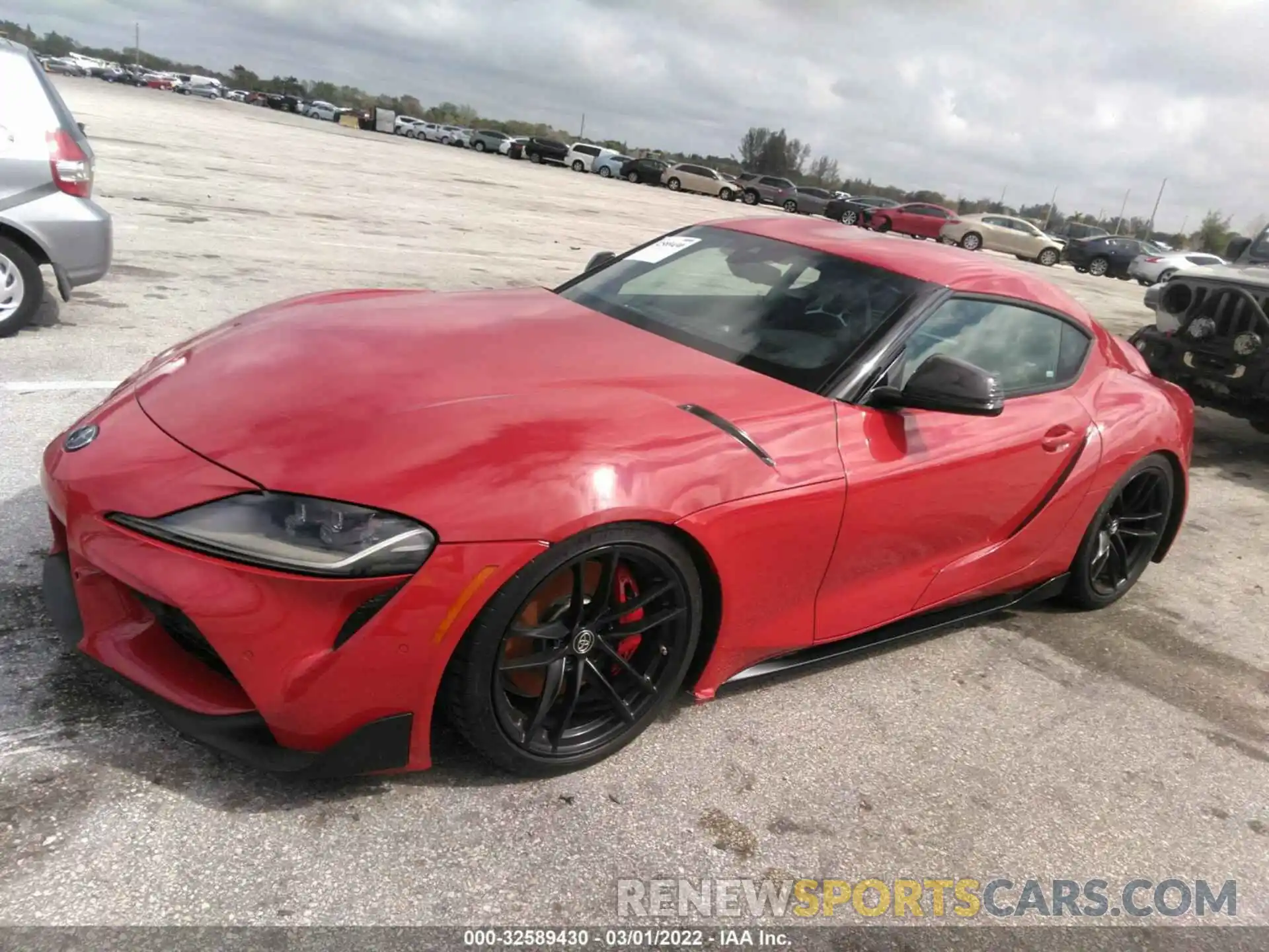 2 Photograph of a damaged car WZ1DB4C09LW028235 TOYOTA GR SUPRA 2020