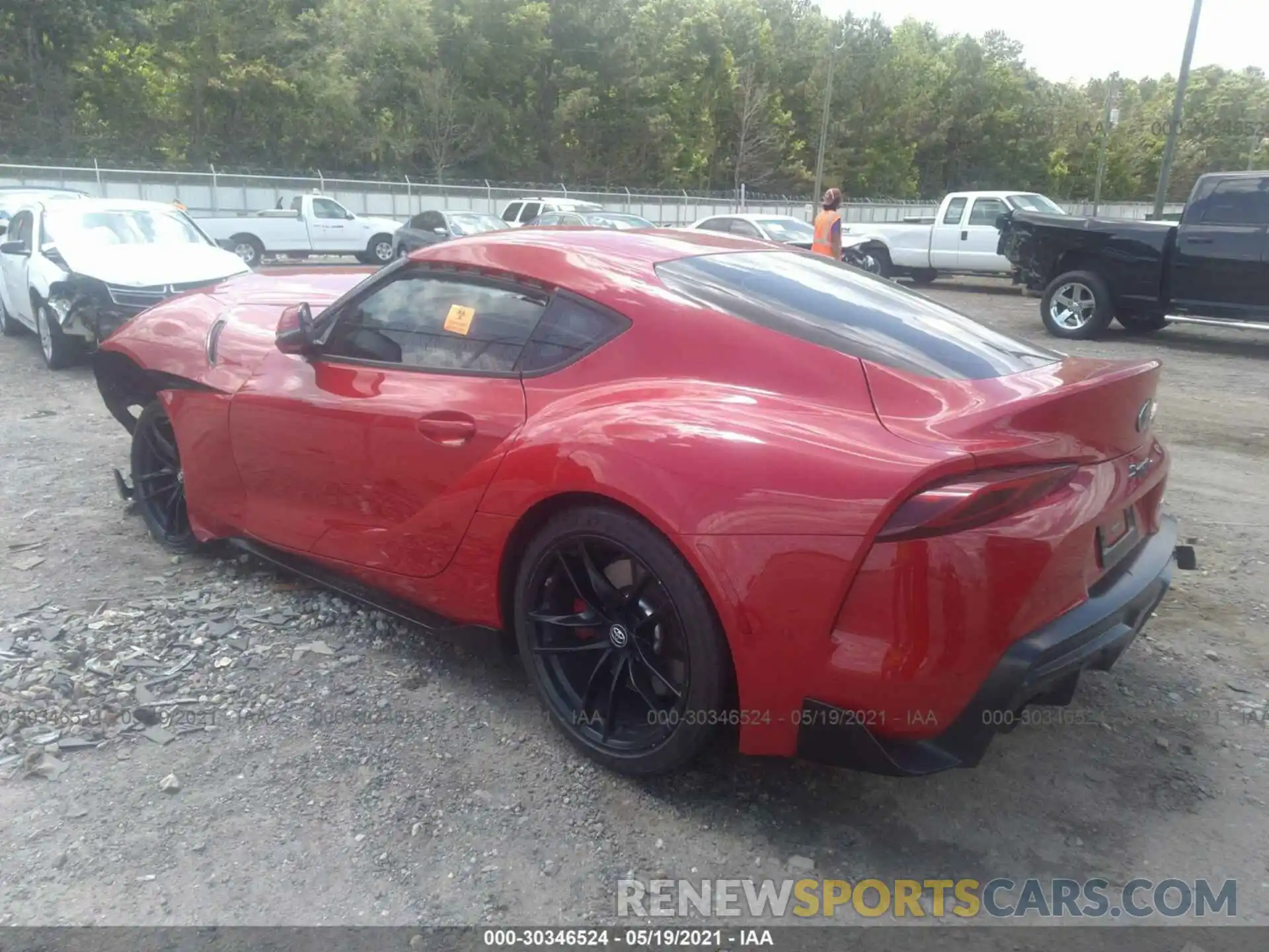 3 Photograph of a damaged car WZ1DB4C0XLW022346 TOYOTA GR SUPRA 2020