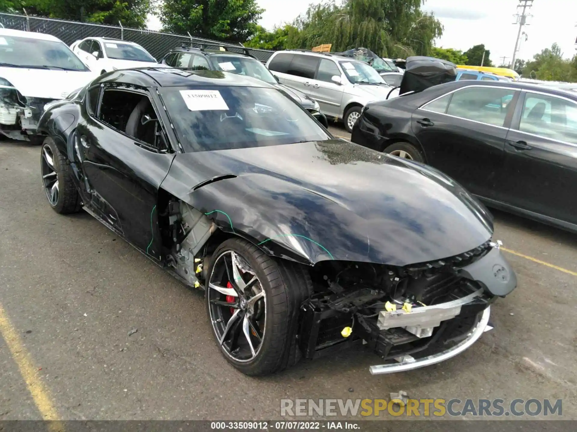 1 Photograph of a damaged car WZ1DB0C00MW043040 TOYOTA GR SUPRA 2021