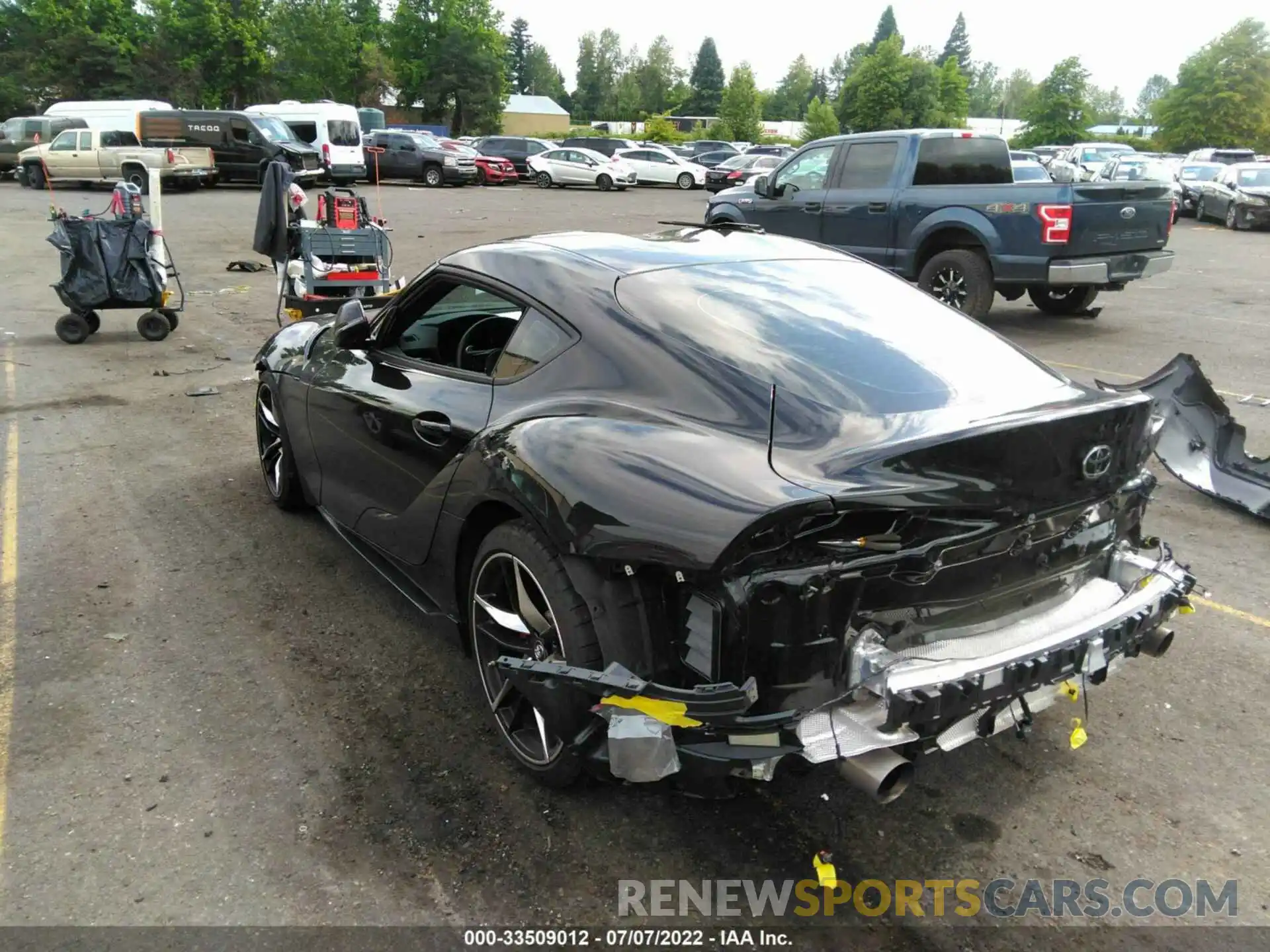 3 Photograph of a damaged car WZ1DB0C00MW043040 TOYOTA GR SUPRA 2021