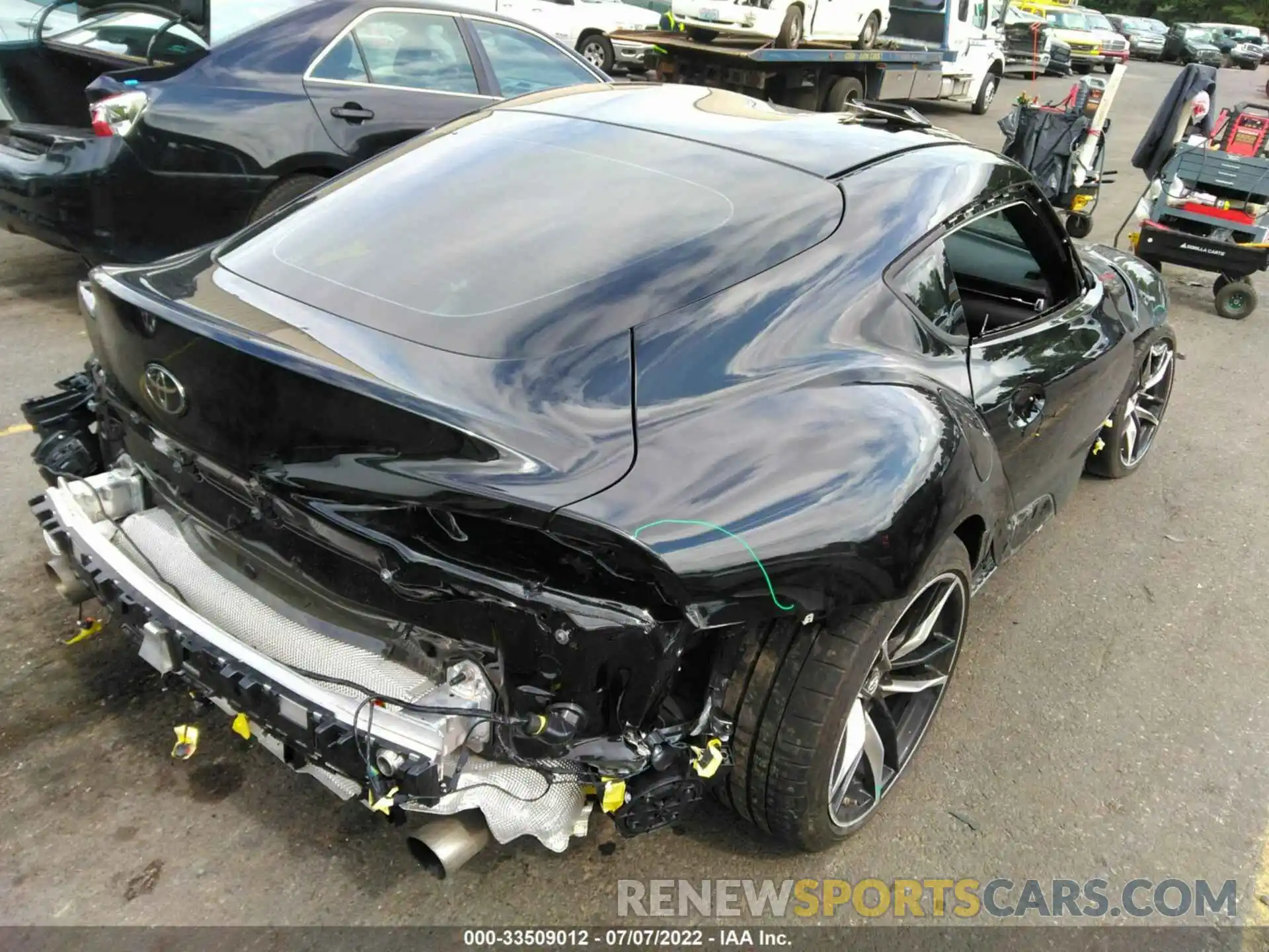 4 Photograph of a damaged car WZ1DB0C00MW043040 TOYOTA GR SUPRA 2021