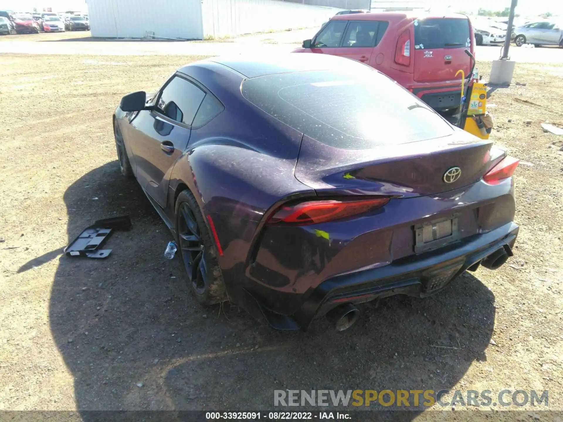 3 Photograph of a damaged car WZ1DB0C01MW041409 TOYOTA GR SUPRA 2021