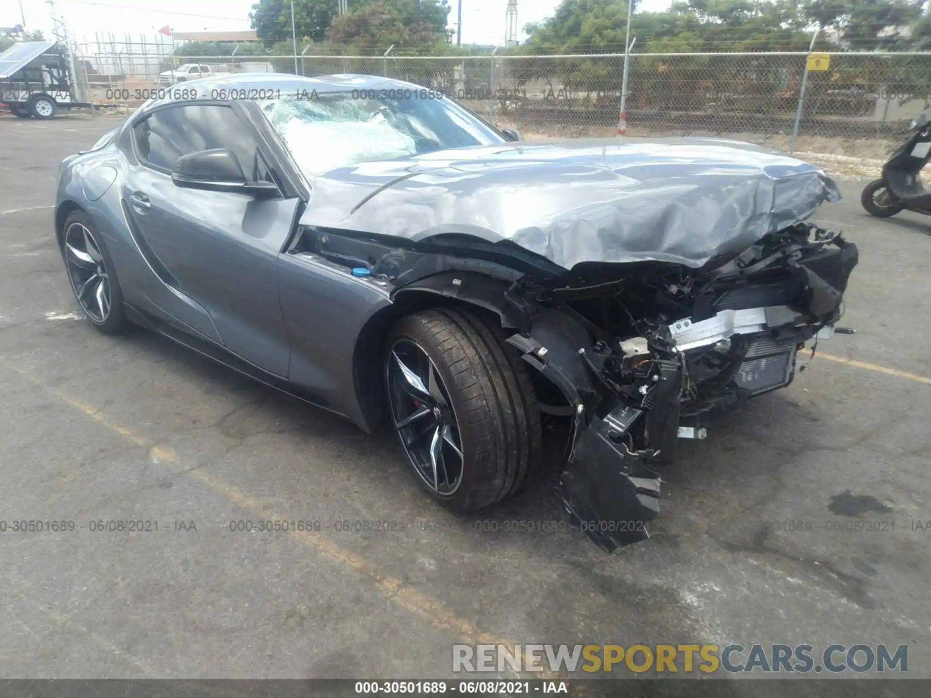 1 Photograph of a damaged car WZ1DB0C02MW035053 TOYOTA GR SUPRA 2021