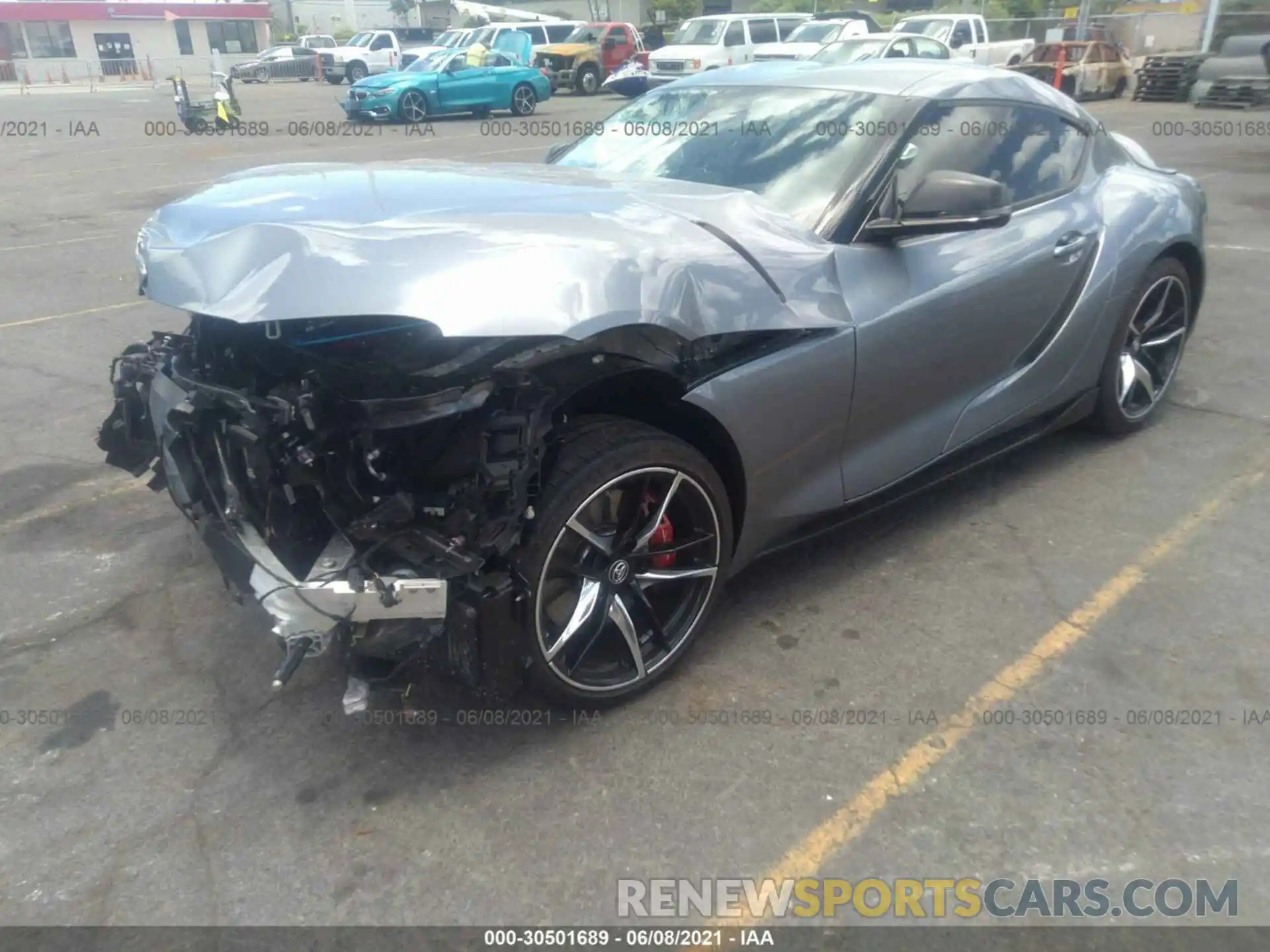 2 Photograph of a damaged car WZ1DB0C02MW035053 TOYOTA GR SUPRA 2021