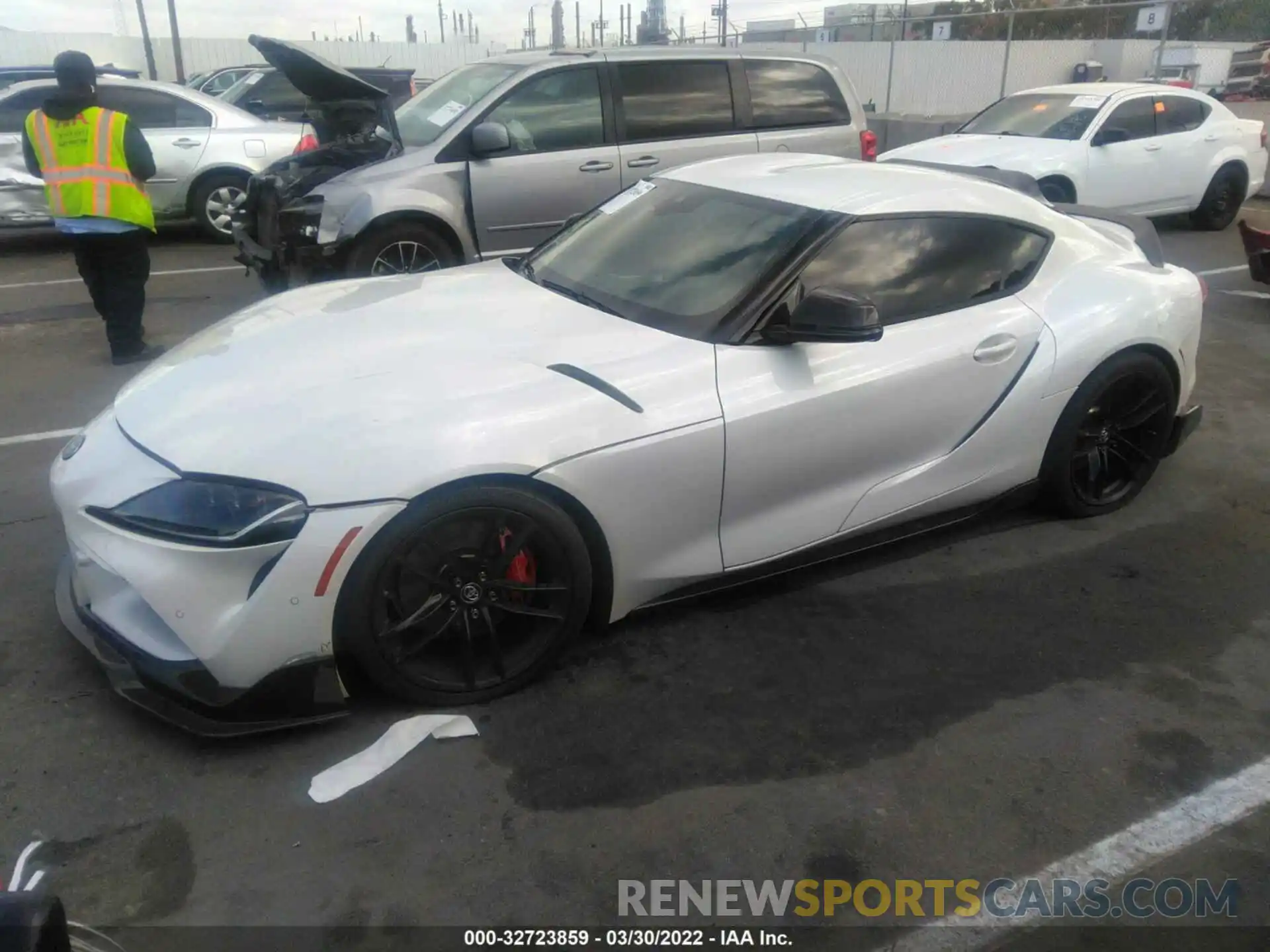 2 Photograph of a damaged car WZ1DB0C02MW040351 TOYOTA GR SUPRA 2021