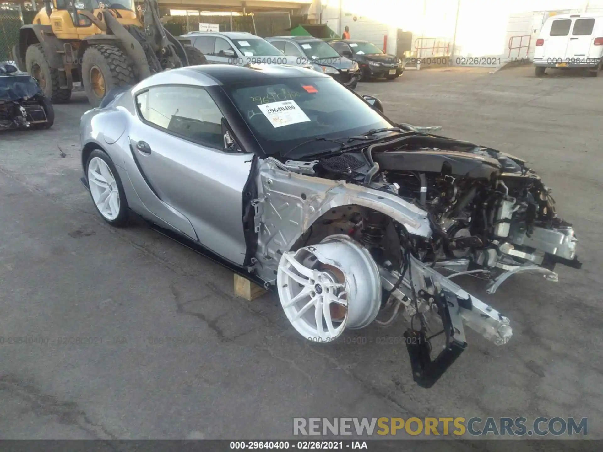 1 Photograph of a damaged car WZ1DB0C03MW037992 TOYOTA GR SUPRA 2021