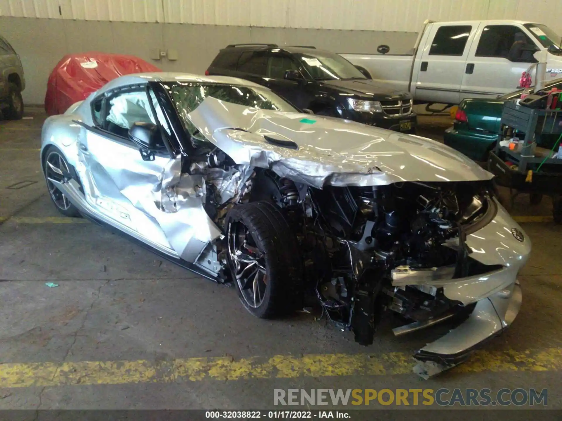 1 Photograph of a damaged car WZ1DB0C03MW045753 TOYOTA GR SUPRA 2021