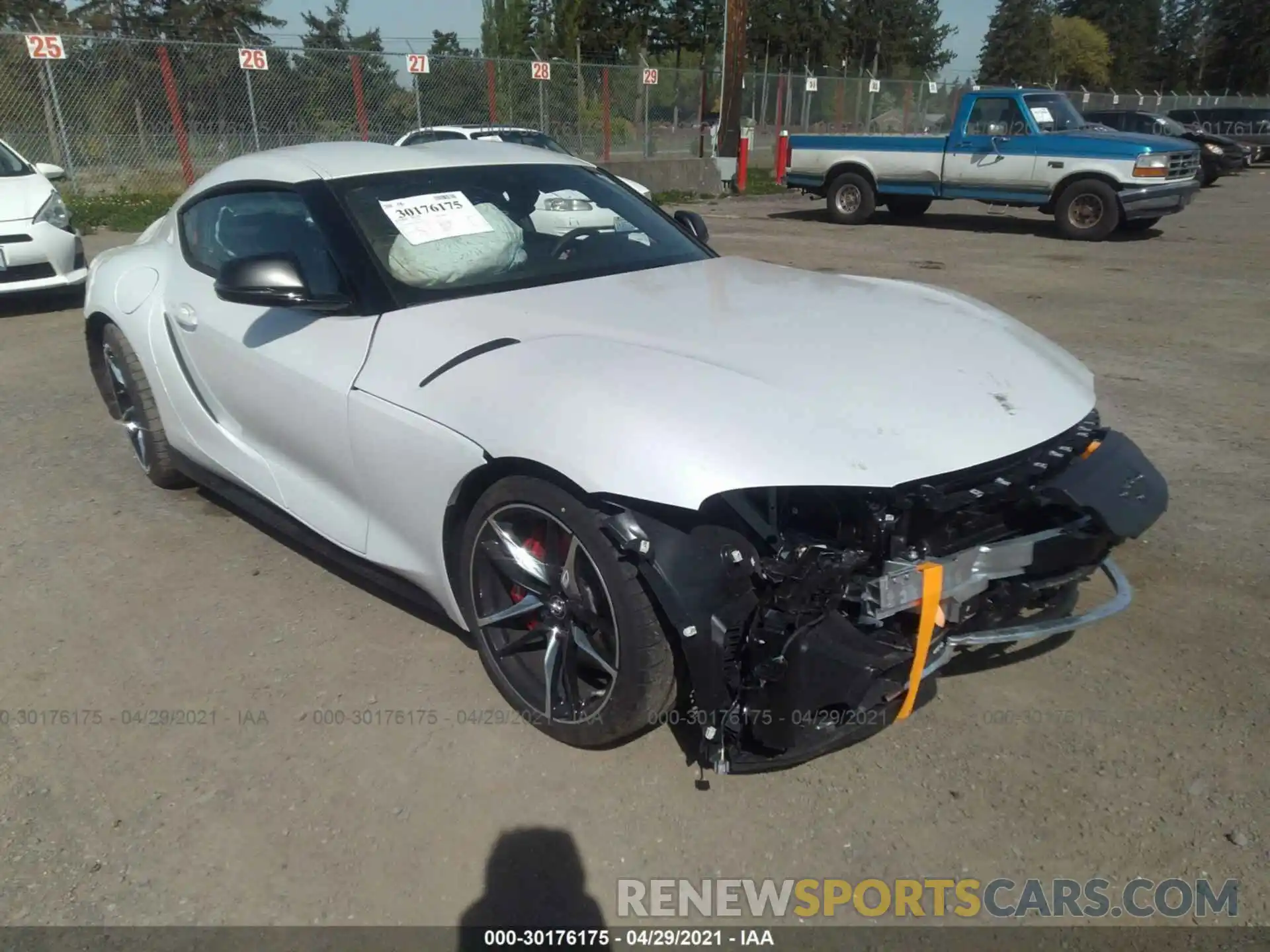 1 Photograph of a damaged car WZ1DB0C04MW040562 TOYOTA GR SUPRA 2021