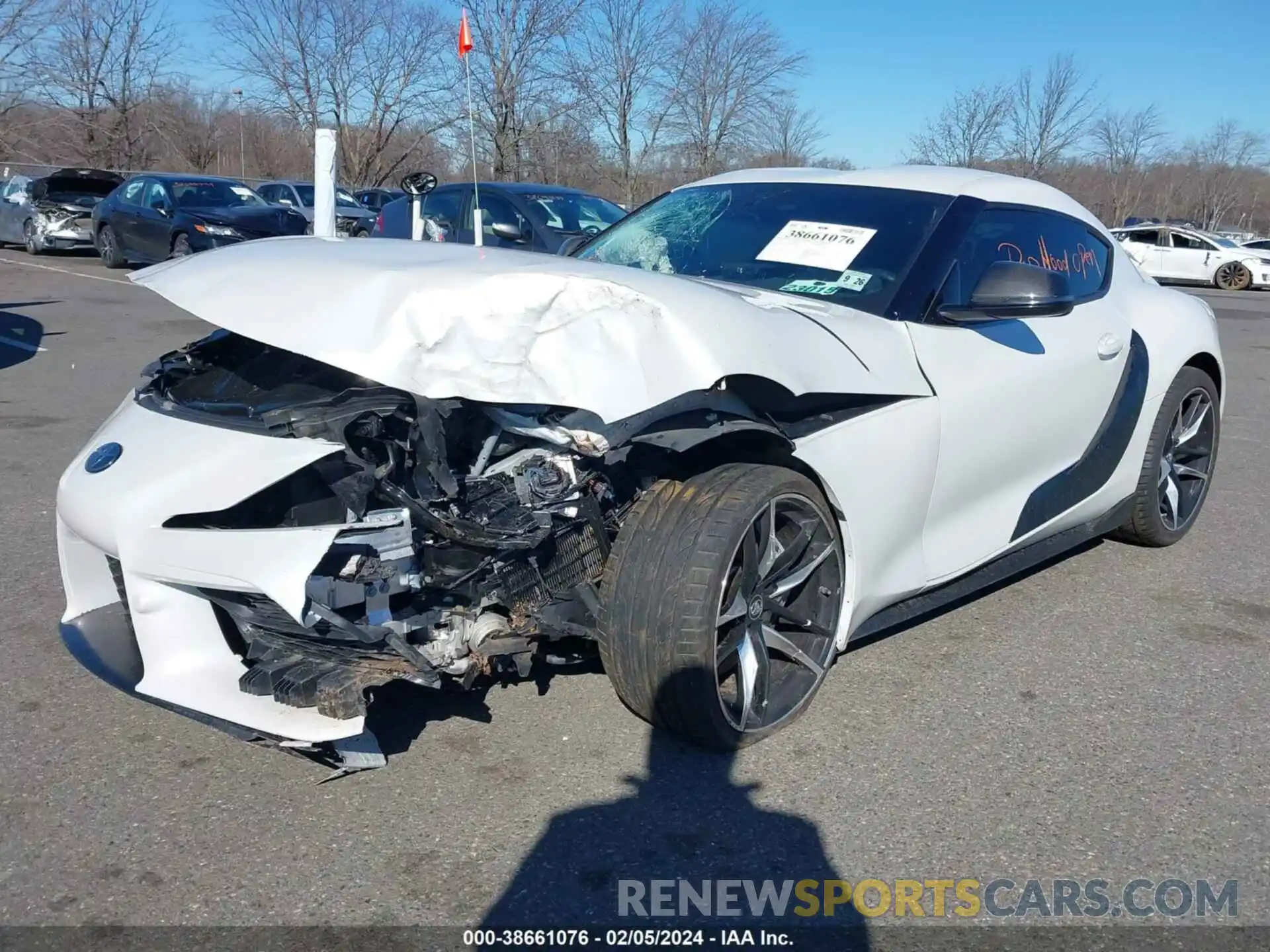 2 Photograph of a damaged car WZ1DB0C04MW045969 TOYOTA GR SUPRA 2021