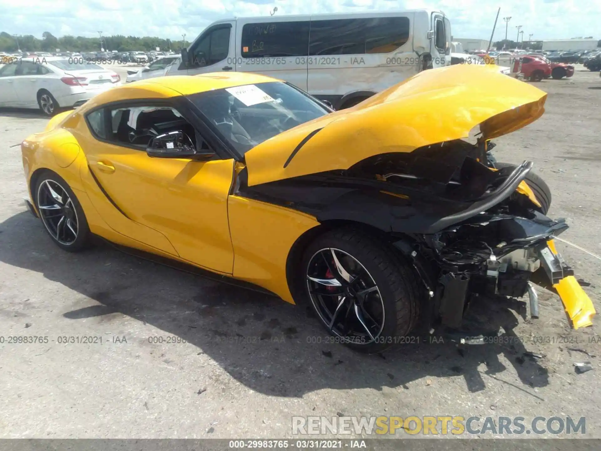 1 Photograph of a damaged car WZ1DB0C06MW034424 TOYOTA GR SUPRA 2021