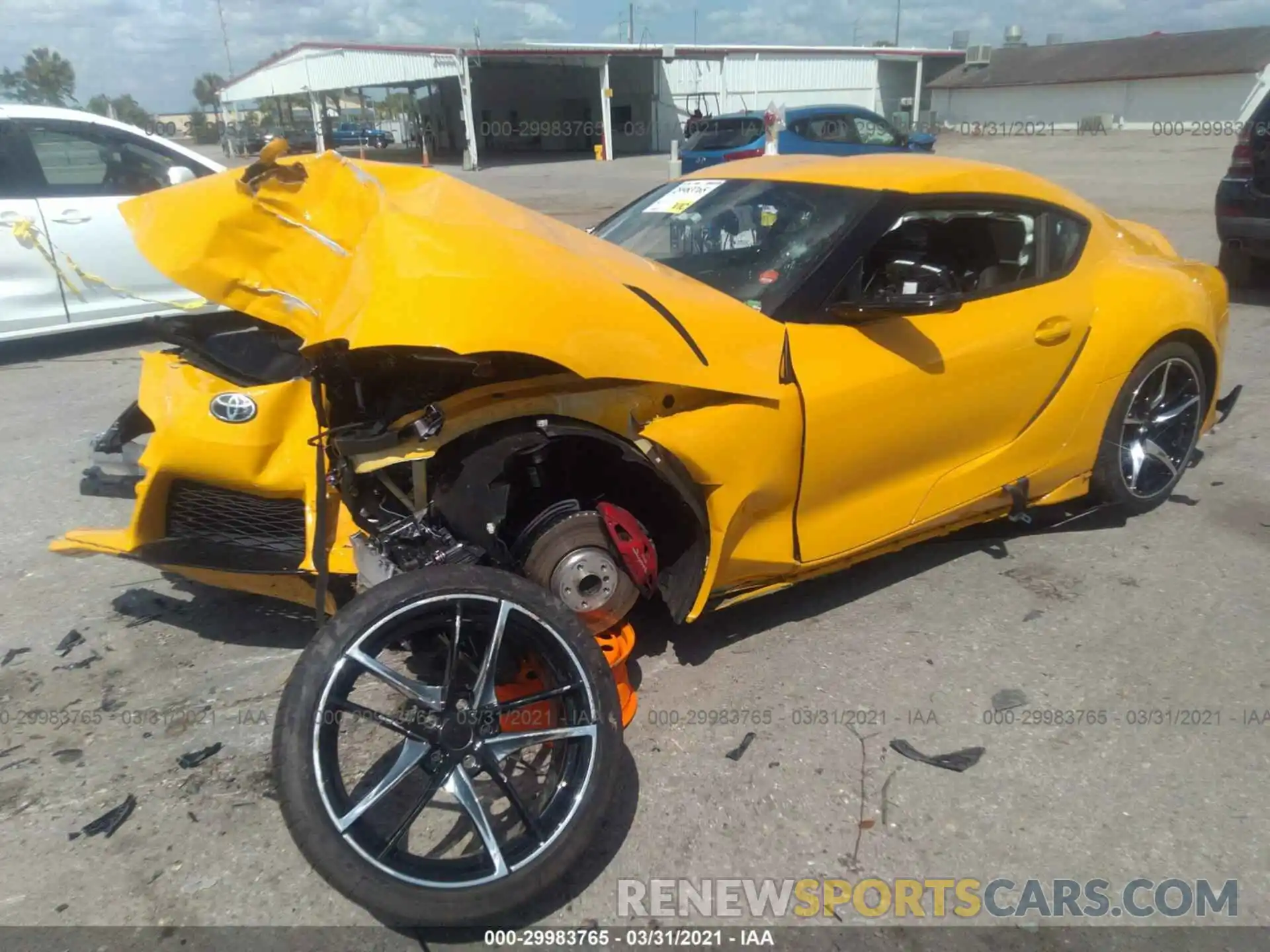 2 Photograph of a damaged car WZ1DB0C06MW034424 TOYOTA GR SUPRA 2021