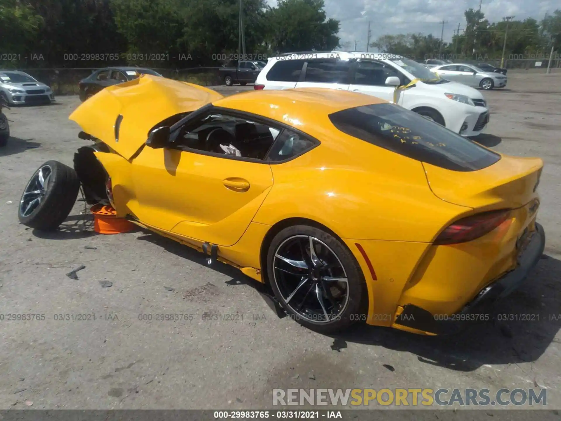 3 Photograph of a damaged car WZ1DB0C06MW034424 TOYOTA GR SUPRA 2021