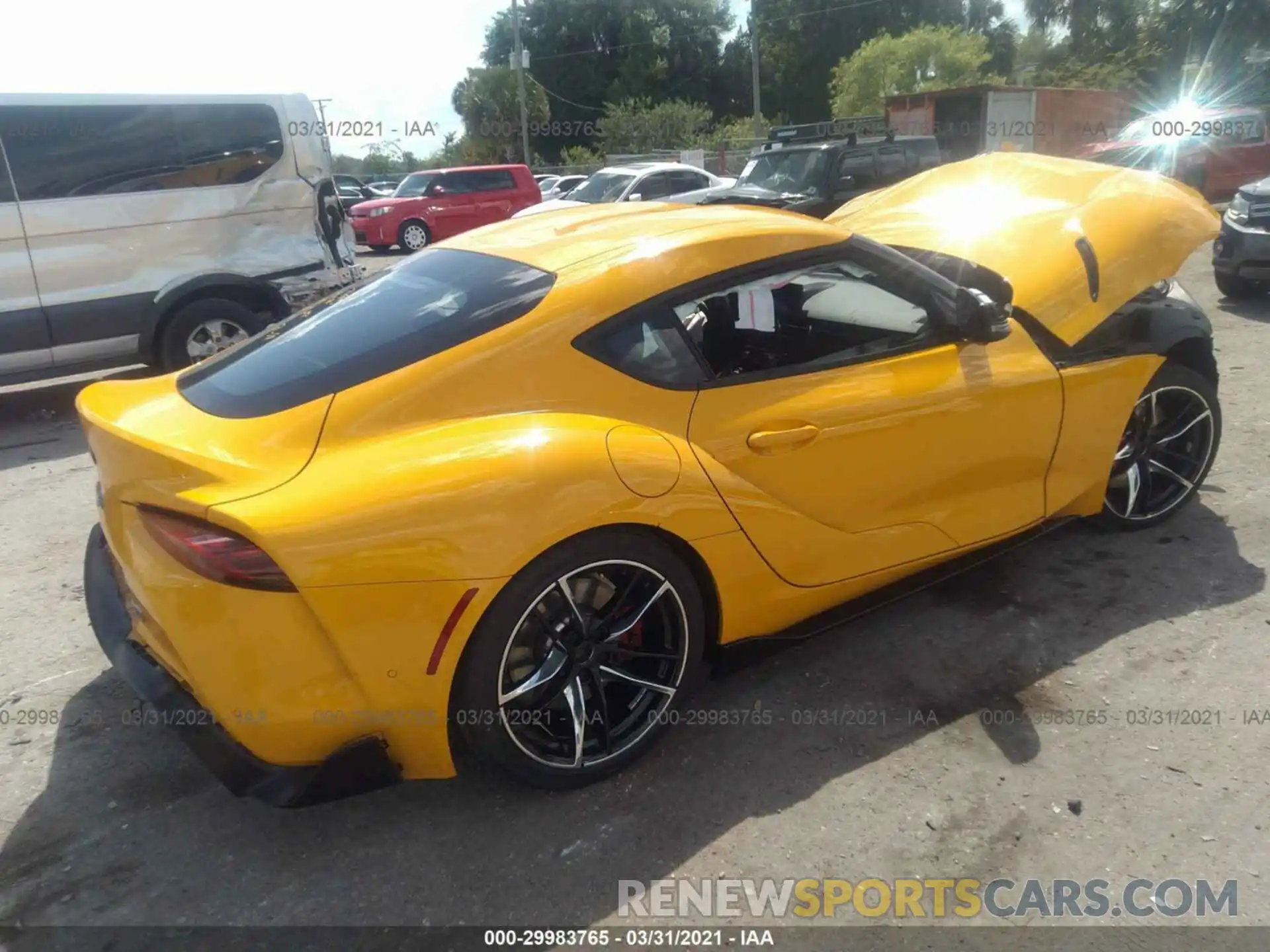 4 Photograph of a damaged car WZ1DB0C06MW034424 TOYOTA GR SUPRA 2021