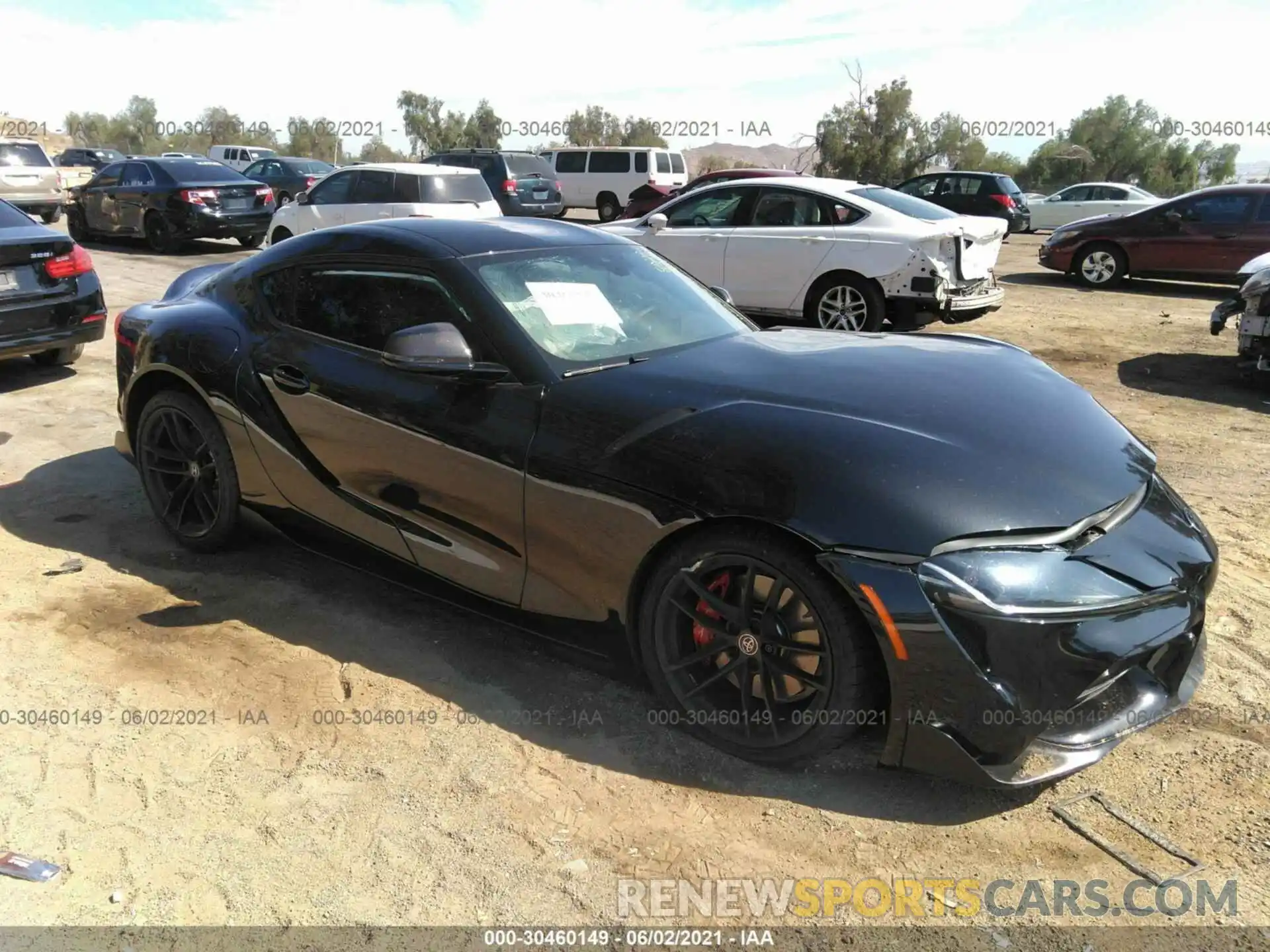 1 Photograph of a damaged car WZ1DB0C06MW037632 TOYOTA GR SUPRA 2021