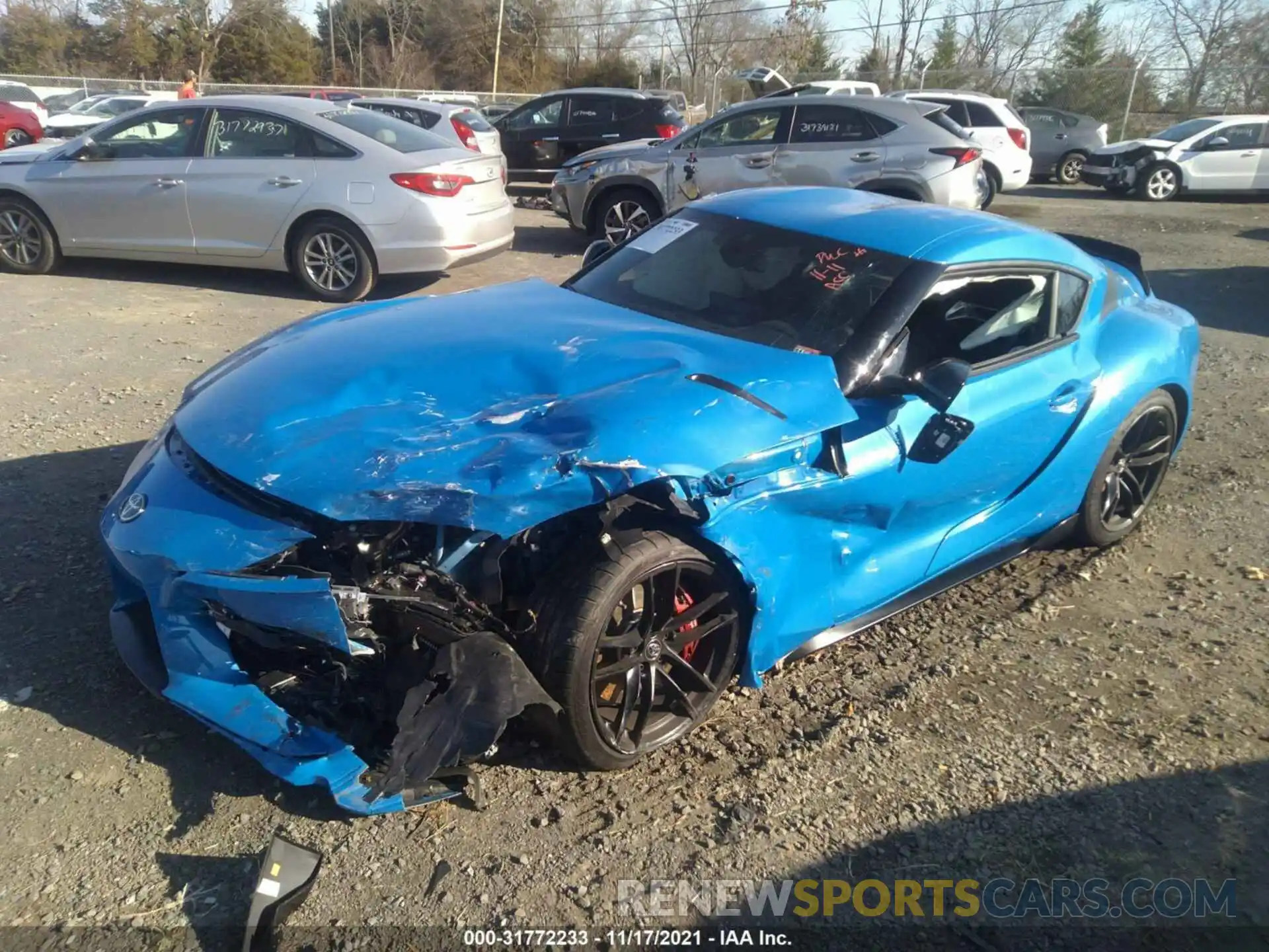 2 Photograph of a damaged car WZ1DB0C06MW037792 TOYOTA GR SUPRA 2021