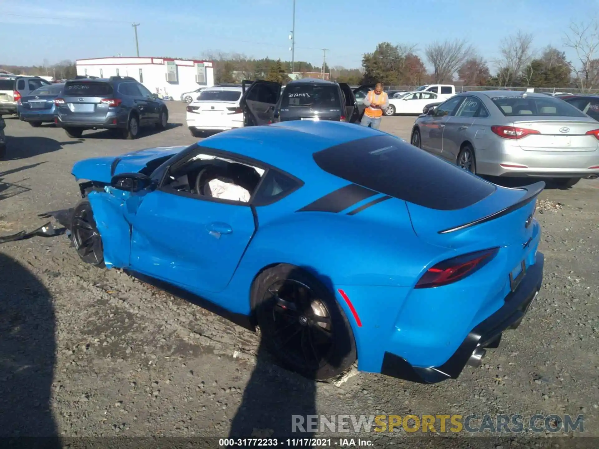 3 Photograph of a damaged car WZ1DB0C06MW037792 TOYOTA GR SUPRA 2021