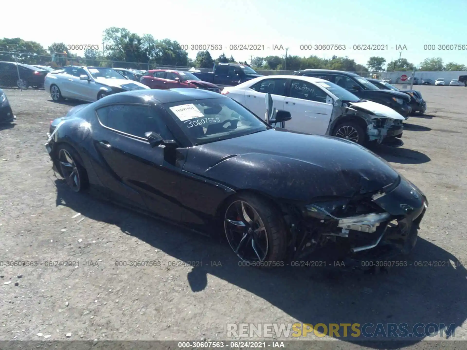 1 Photograph of a damaged car WZ1DB0C06MW038196 TOYOTA GR SUPRA 2021