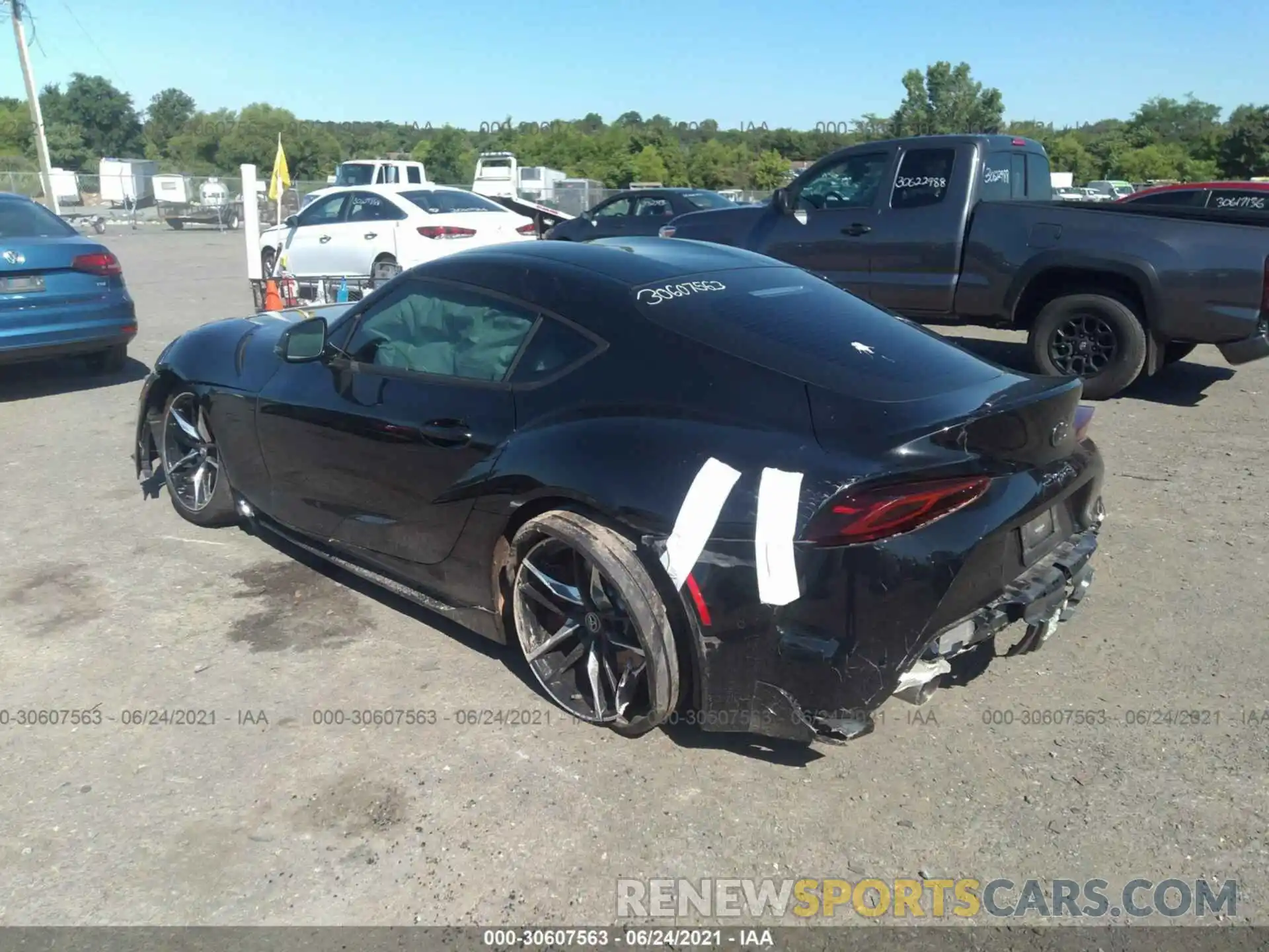 3 Photograph of a damaged car WZ1DB0C06MW038196 TOYOTA GR SUPRA 2021