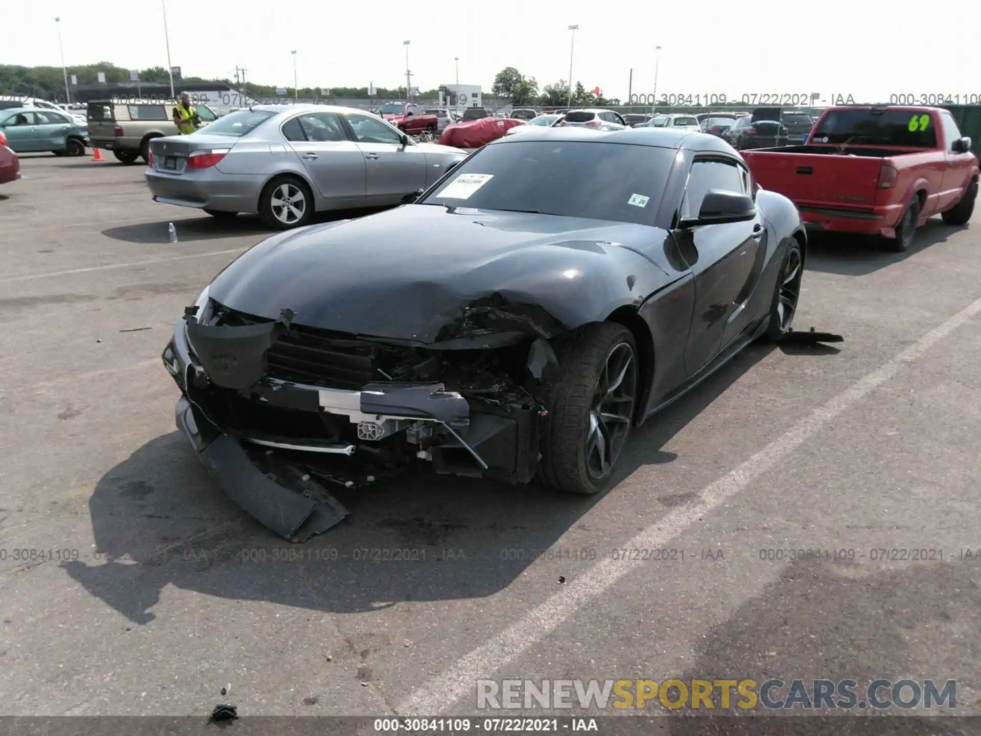 2 Photograph of a damaged car WZ1DB0C06MW041468 TOYOTA GR SUPRA 2021