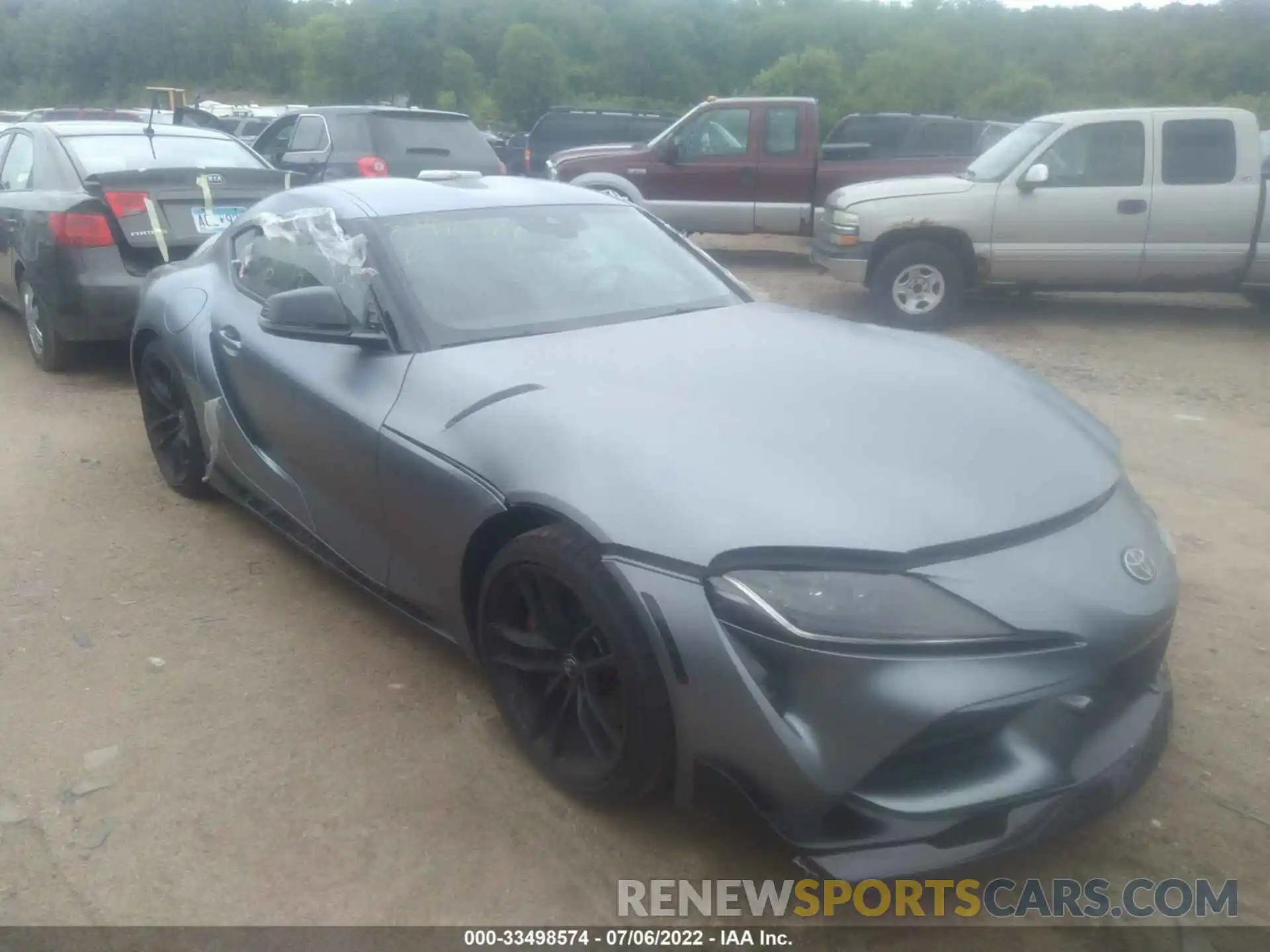 1 Photograph of a damaged car WZ1DB0C07MW034609 TOYOTA GR SUPRA 2021