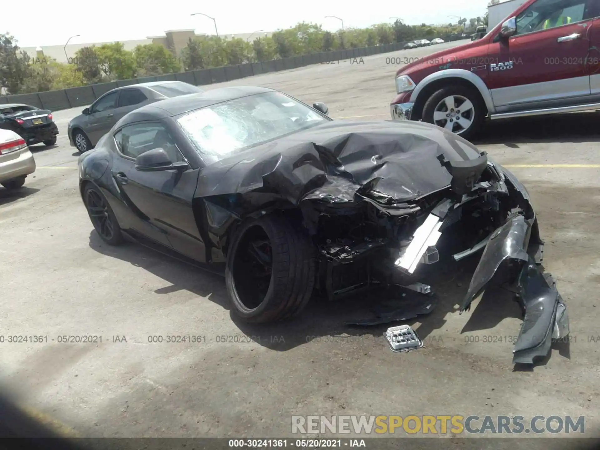 1 Photograph of a damaged car WZ1DB0C07MW037204 TOYOTA GR SUPRA 2021