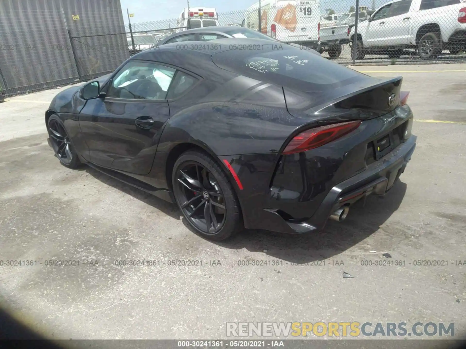 3 Photograph of a damaged car WZ1DB0C07MW037204 TOYOTA GR SUPRA 2021