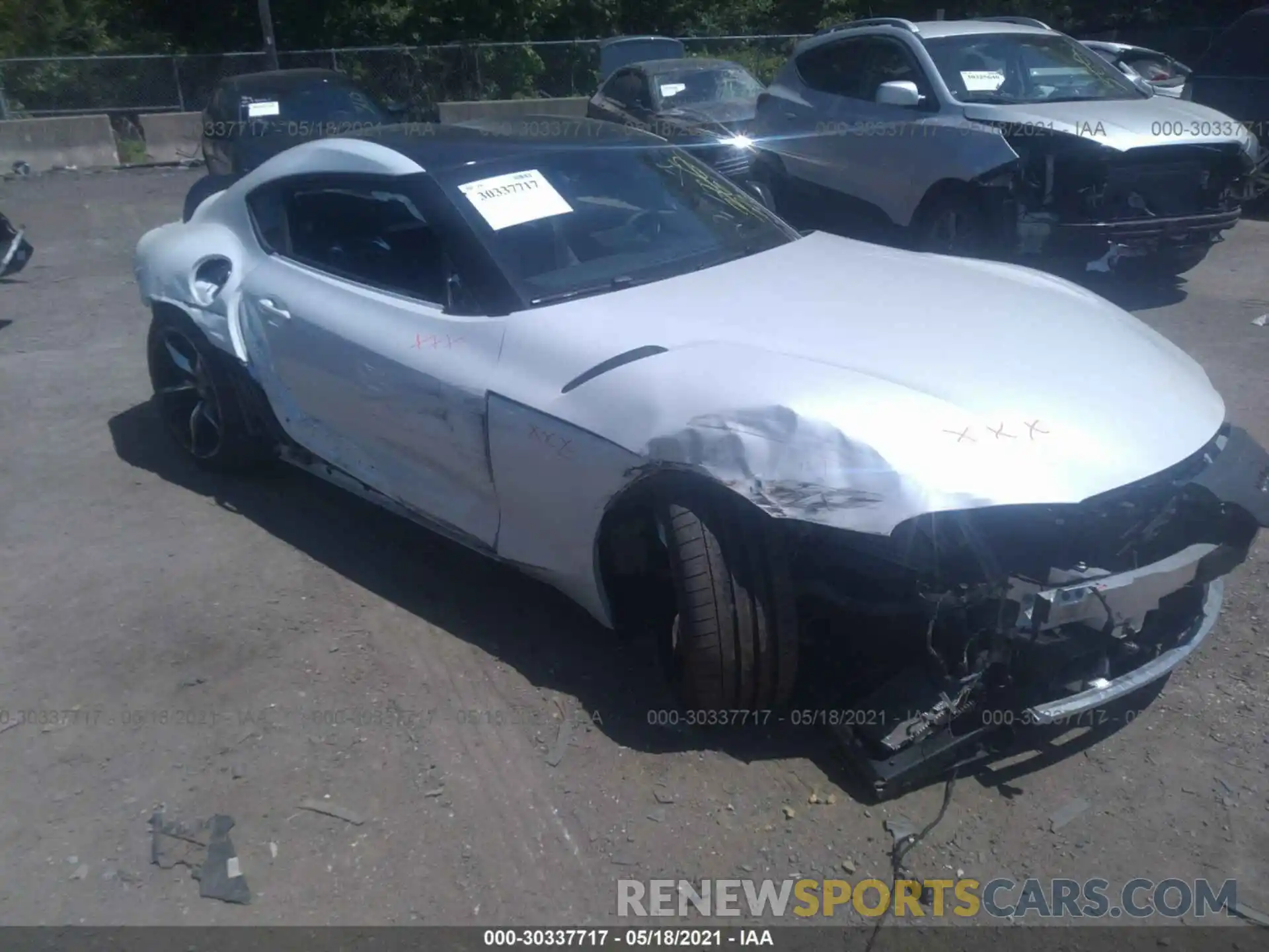 1 Photograph of a damaged car WZ1DB0C07MW039423 TOYOTA GR SUPRA 2021