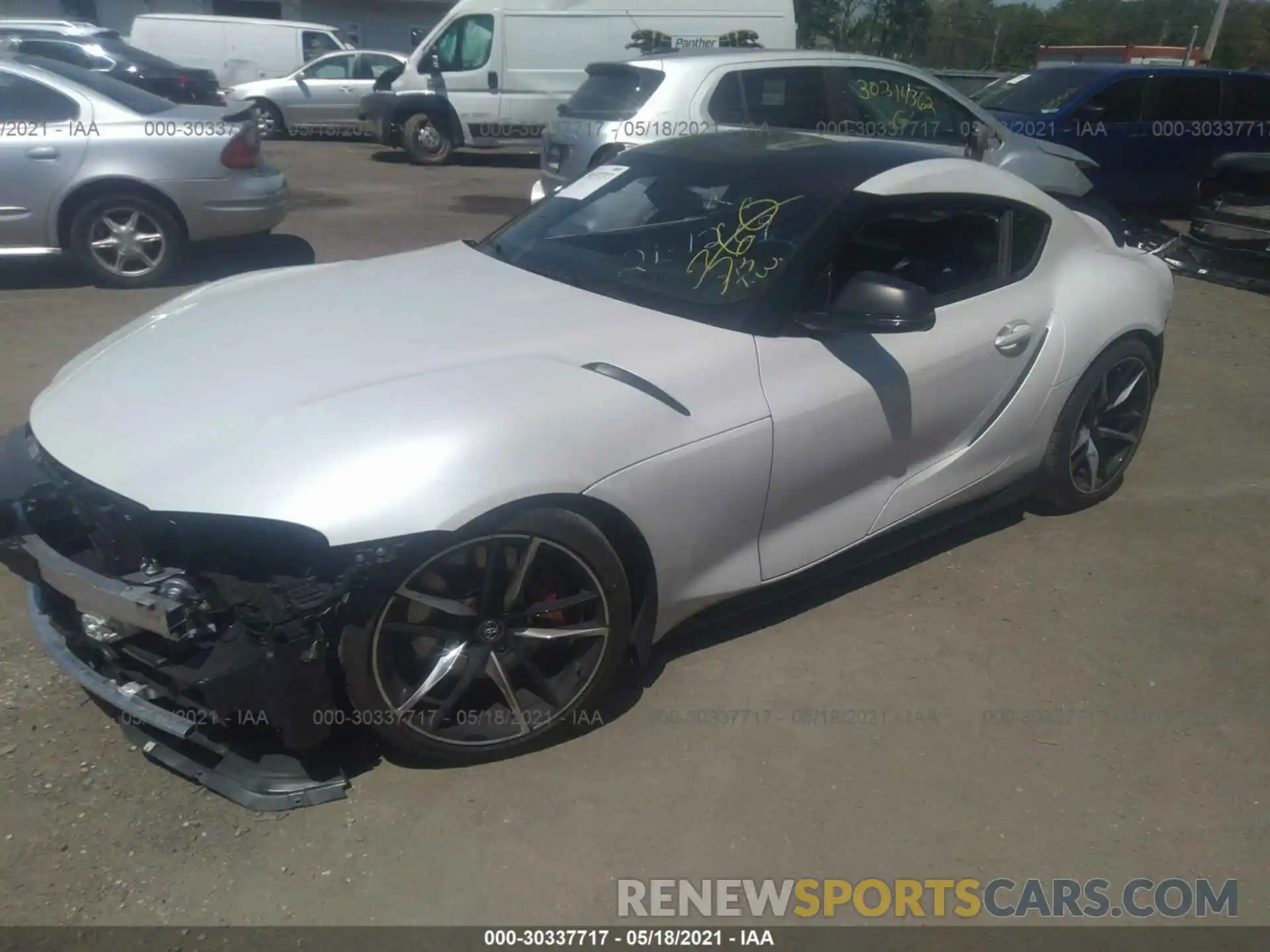 2 Photograph of a damaged car WZ1DB0C07MW039423 TOYOTA GR SUPRA 2021