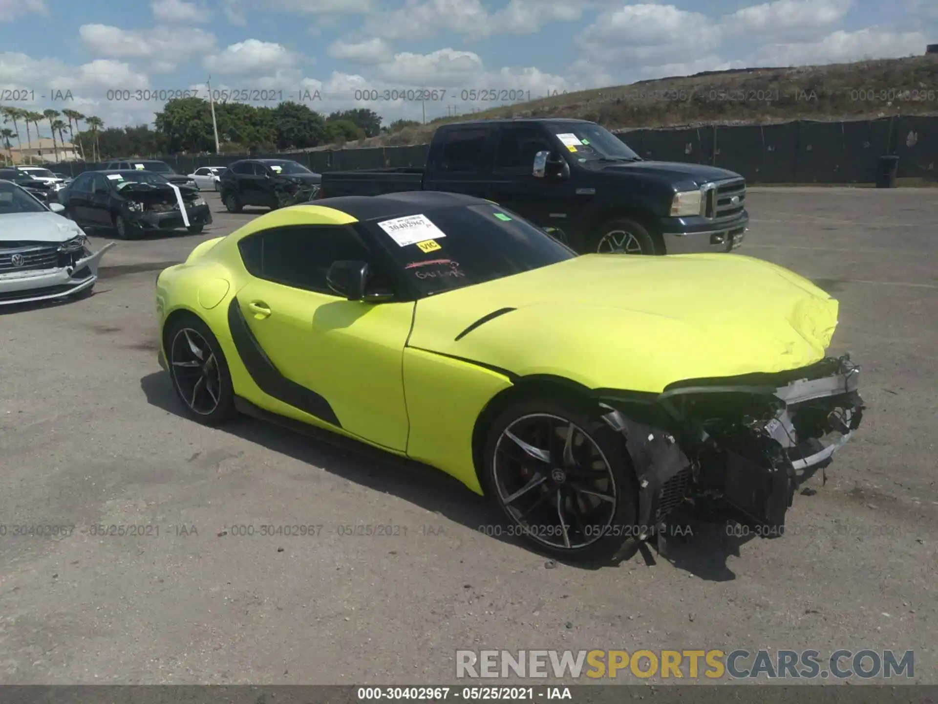 1 Photograph of a damaged car WZ1DB0C07MW039647 TOYOTA GR SUPRA 2021