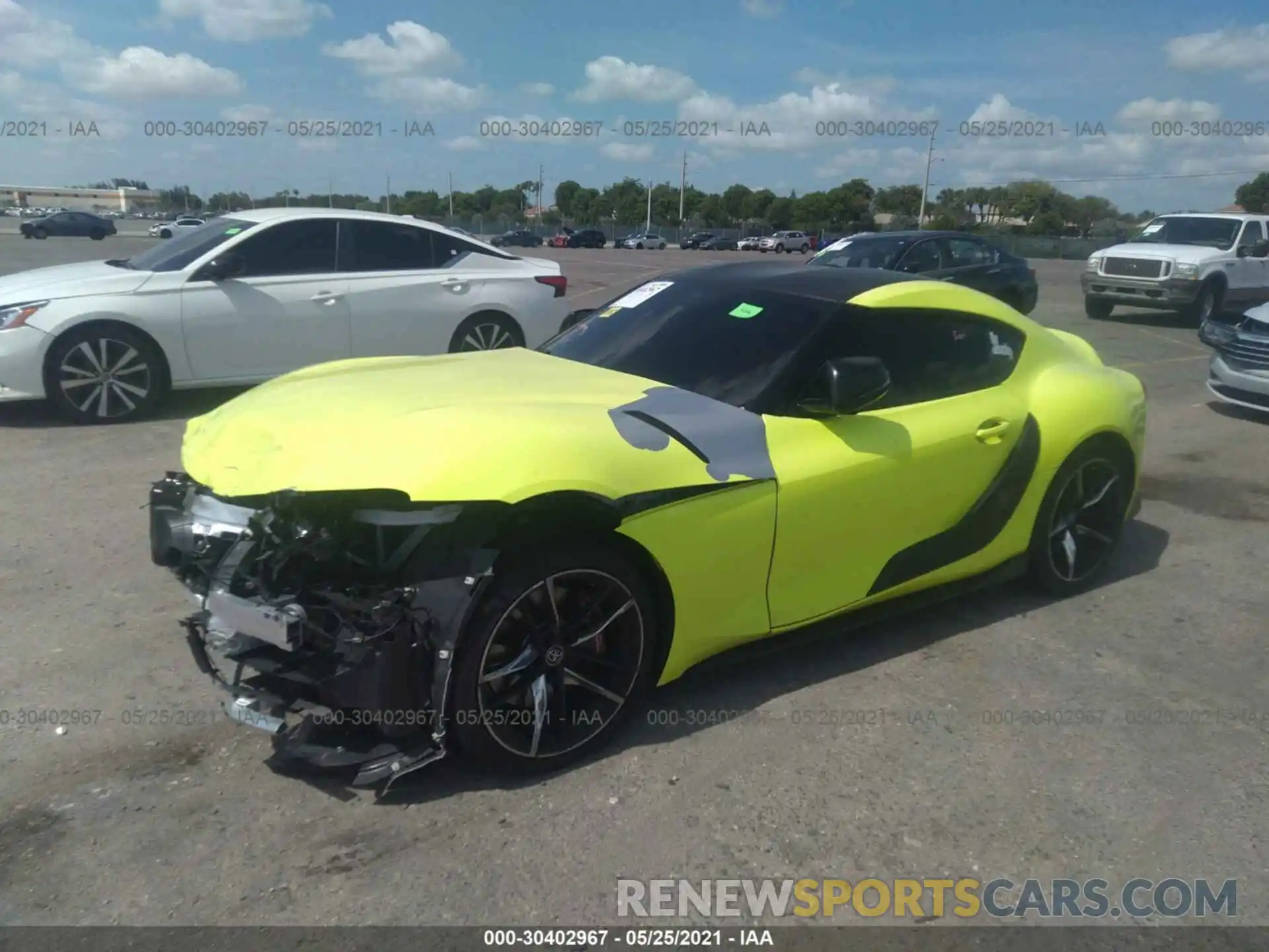 2 Photograph of a damaged car WZ1DB0C07MW039647 TOYOTA GR SUPRA 2021