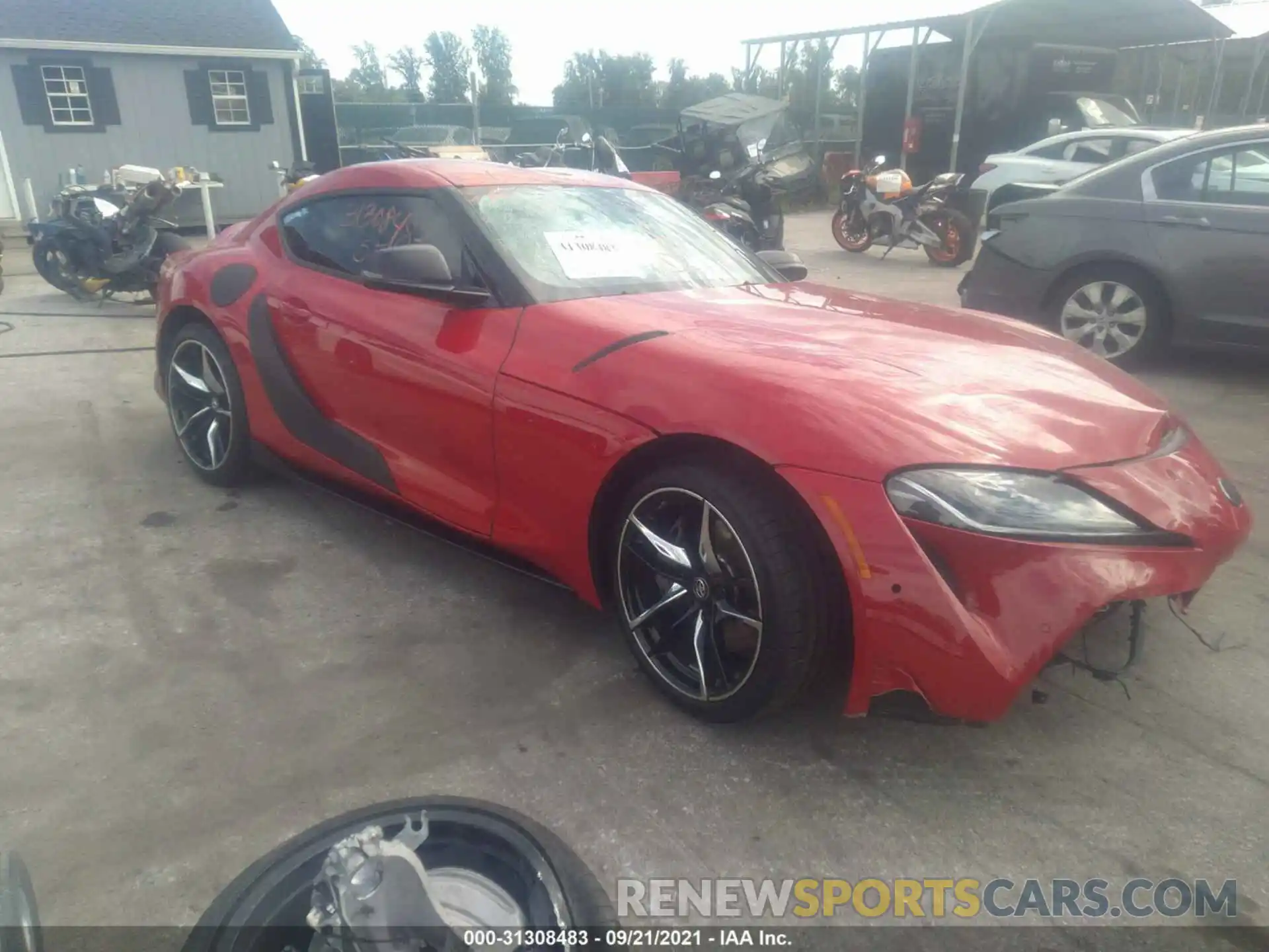 1 Фотография поврежденного автомобиля WZ1DB0C07MW042385 TOYOTA GR SUPRA 2021