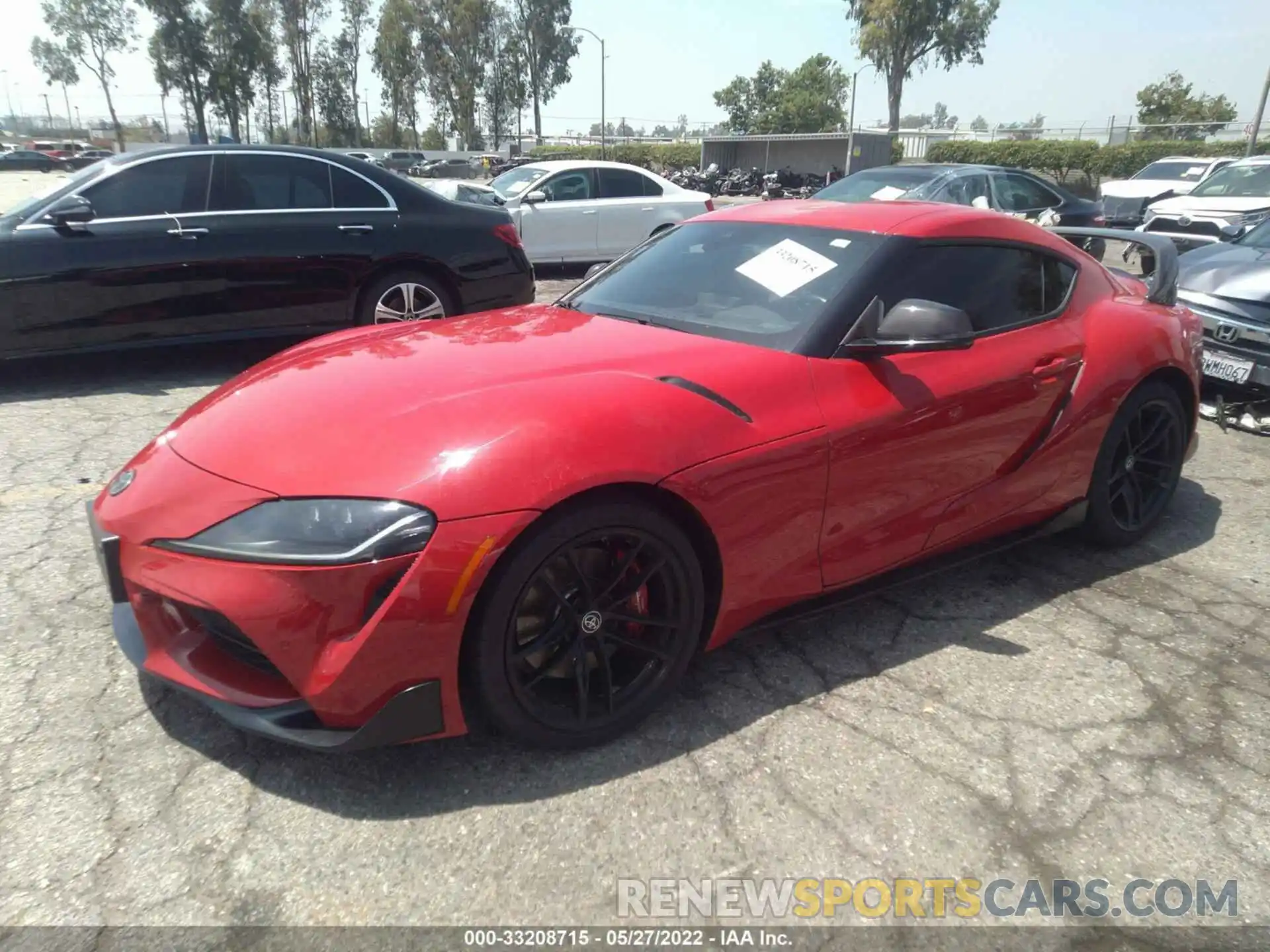 2 Photograph of a damaged car WZ1DB0C08MW038748 TOYOTA GR SUPRA 2021