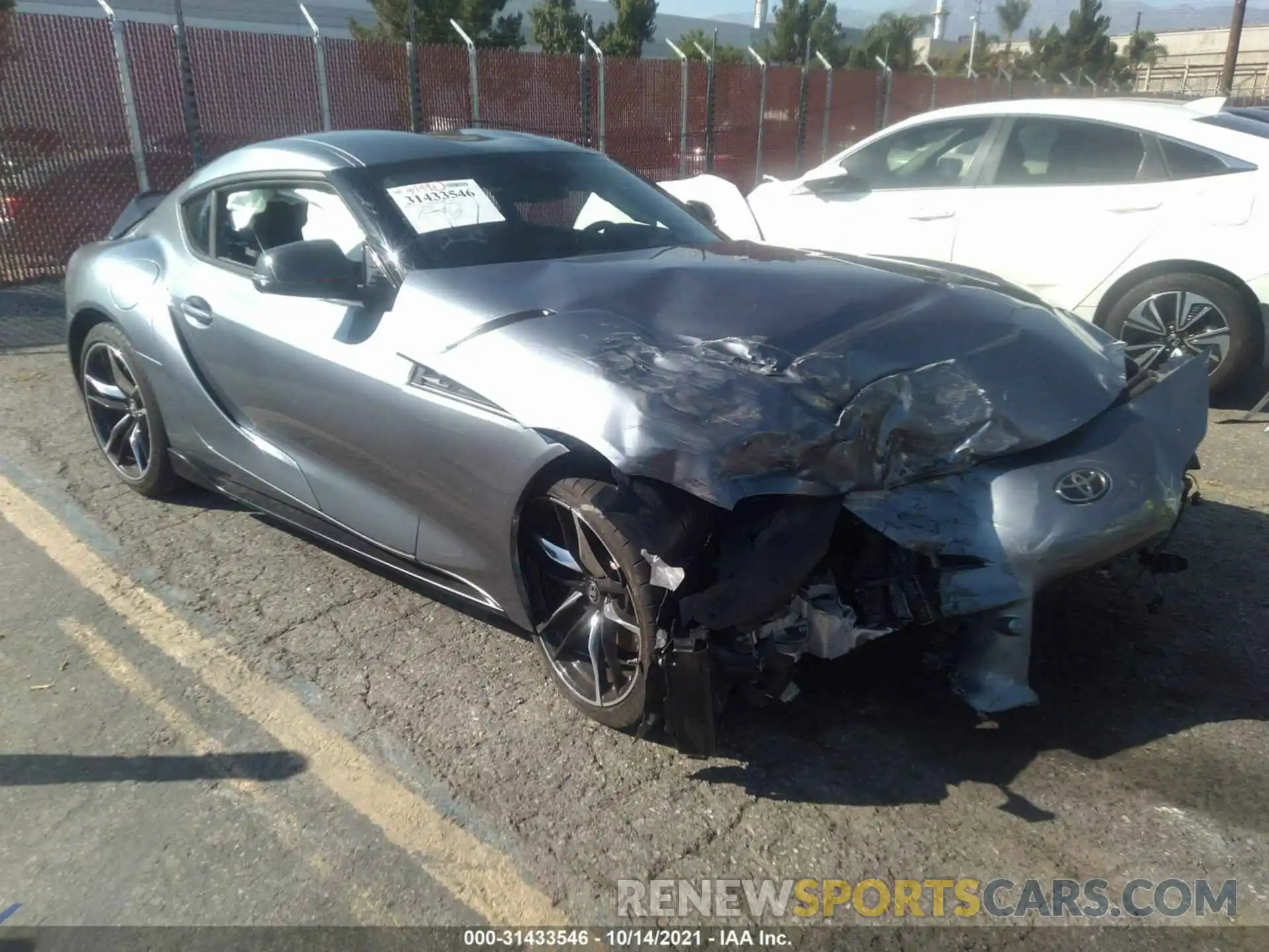 1 Photograph of a damaged car WZ1DB0C09MW038449 TOYOTA GR SUPRA 2021