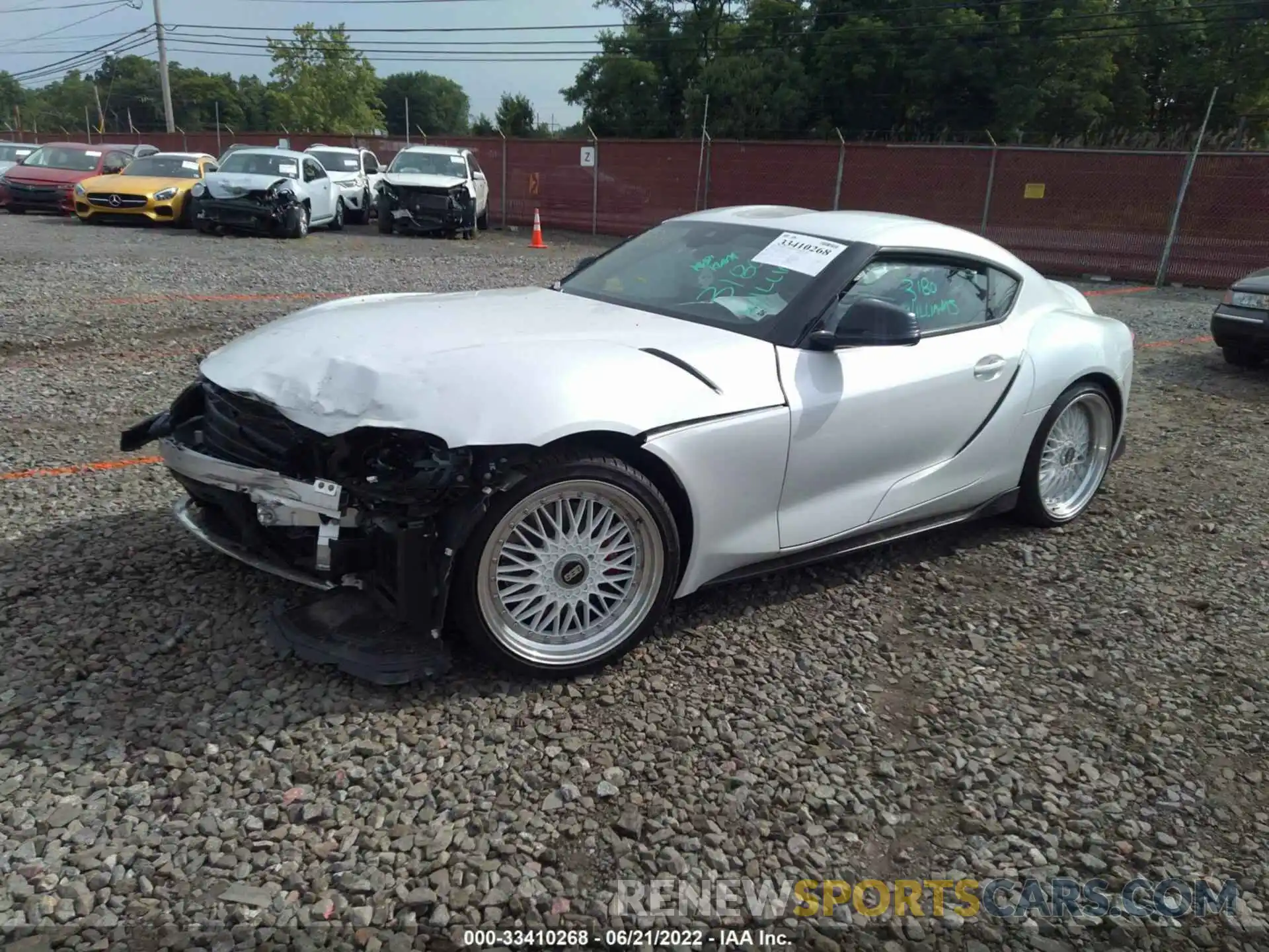 2 Photograph of a damaged car WZ1DB0C09MW044428 TOYOTA GR SUPRA 2021