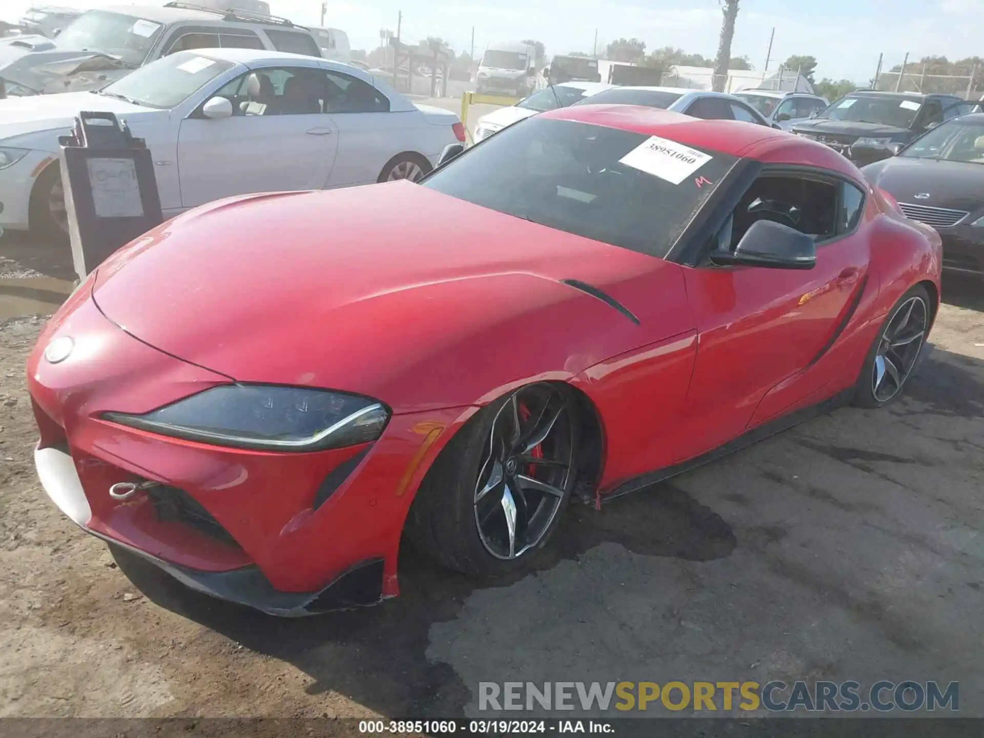 1 Photograph of a damaged car WZ1DB0C0XMW043899 TOYOTA GR SUPRA 2021