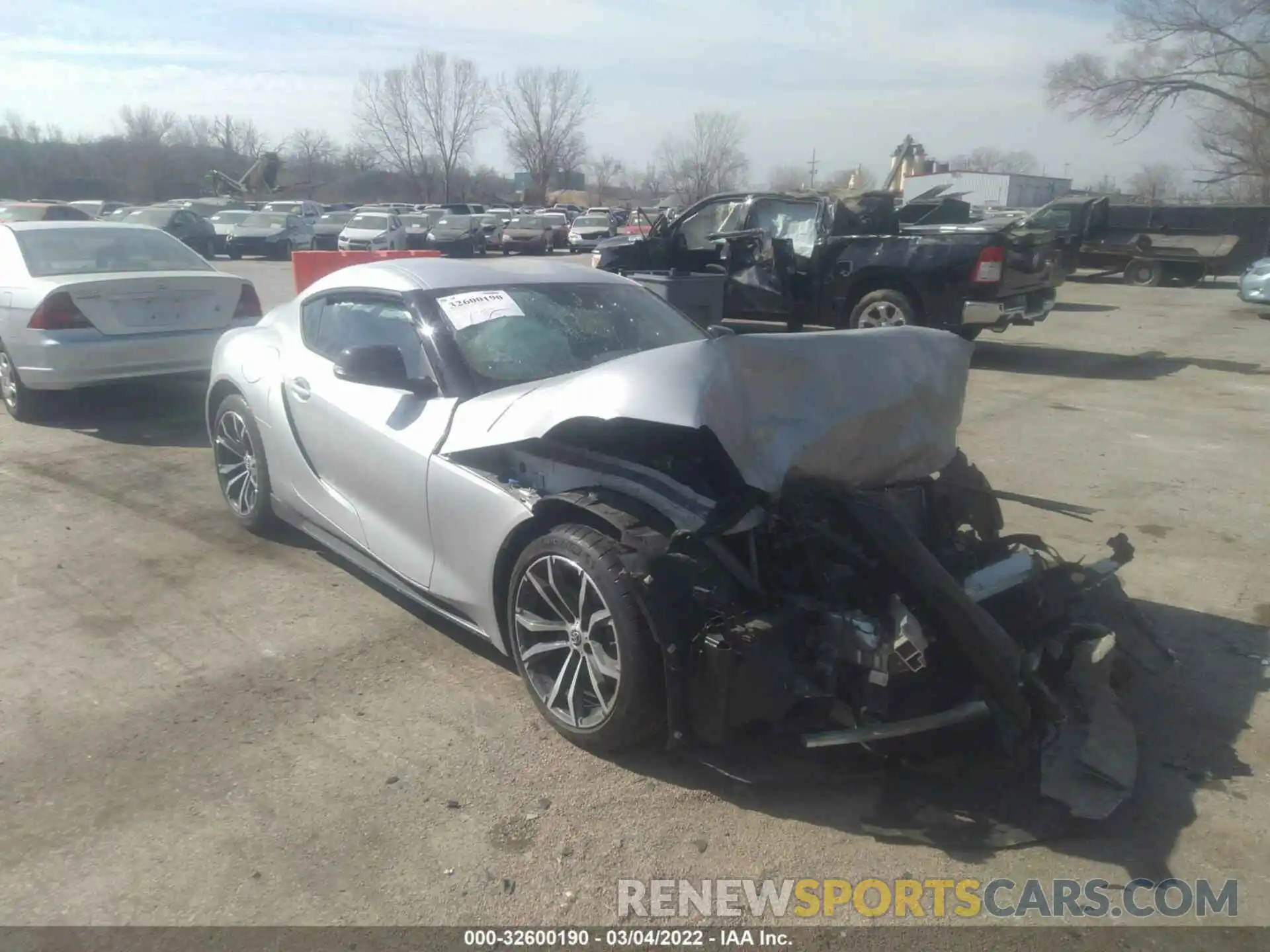 1 Photograph of a damaged car WZ1DB2C03MW043609 TOYOTA GR SUPRA 2021